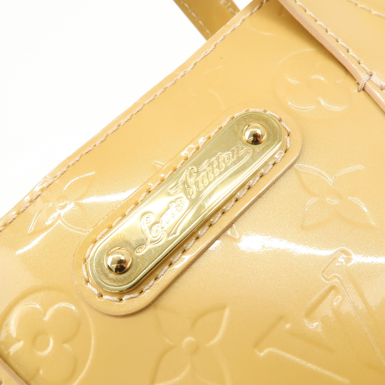Louis Vuitton Monogram Vernis Wilshire PM Hand Bag M91642 Used