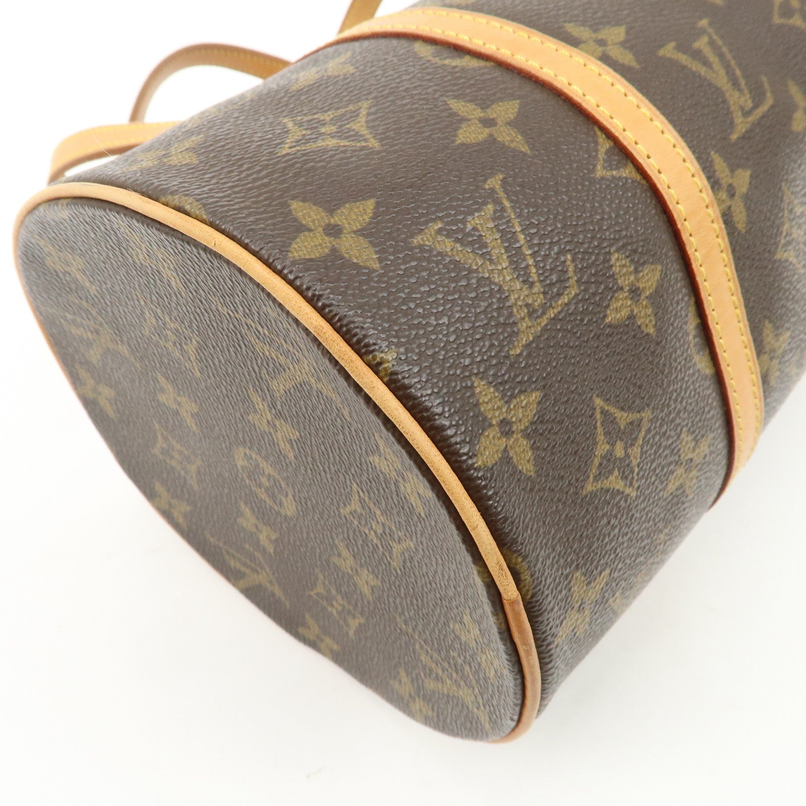 Louis Vuitton Monogram Papillon 30 Hand Bag New Style Brown M51385