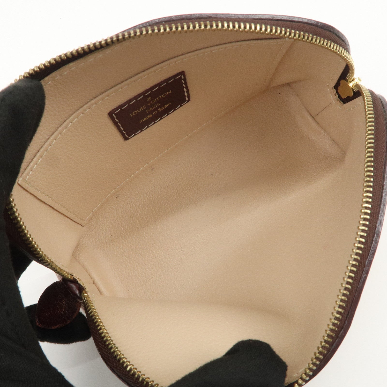 Louis Vuitton Monogram Idylle Pochette Cosmetic Pouch Sepia M40377