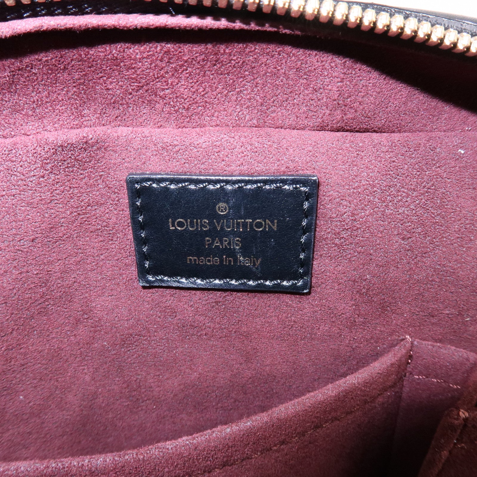 Louis Vuitton Monogram Vienna Mitsy Lamb Skin Hand Bag Khaki M95103