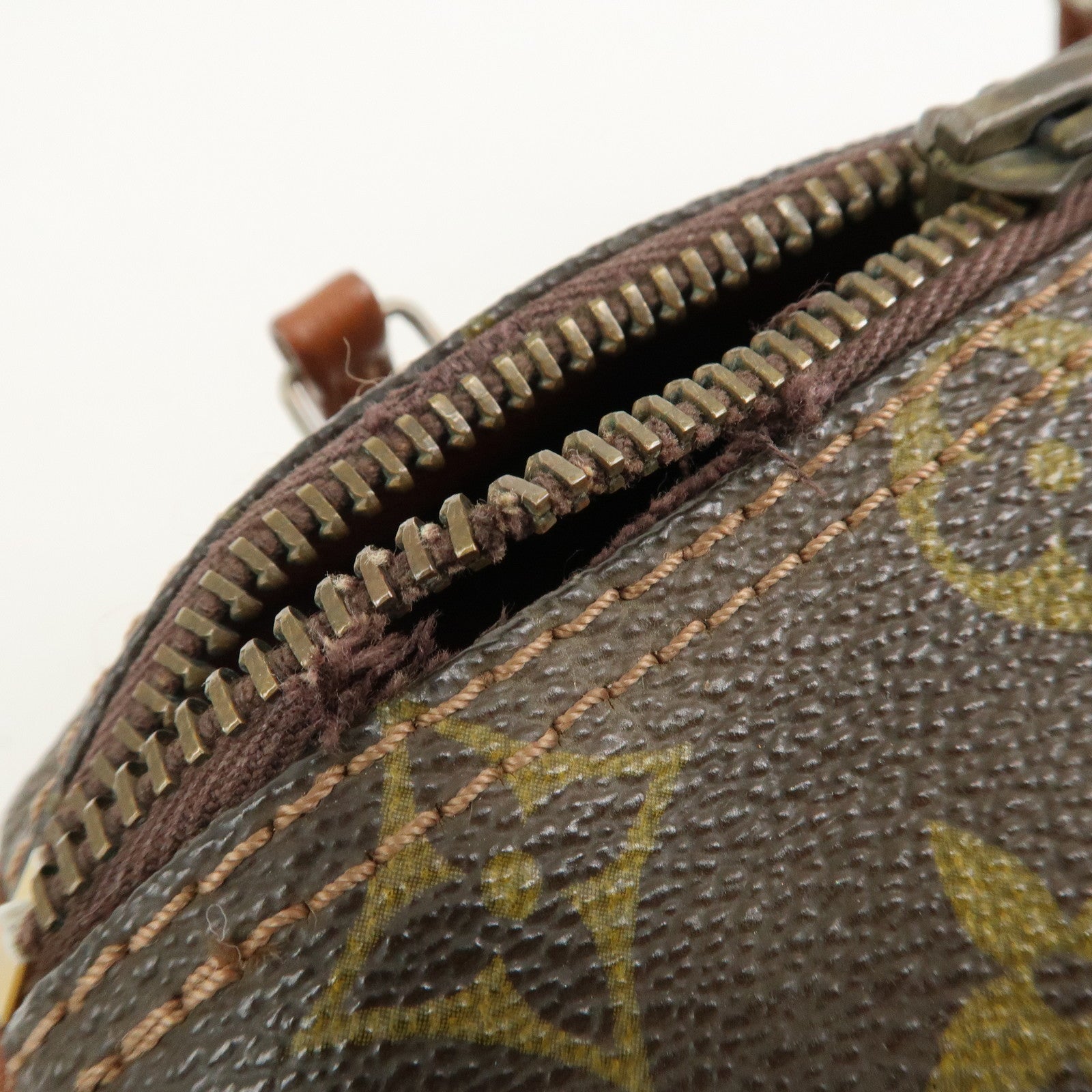 Louis Vuitton Monogram Papillon 26 Hand Bag Old Style Brown M51366