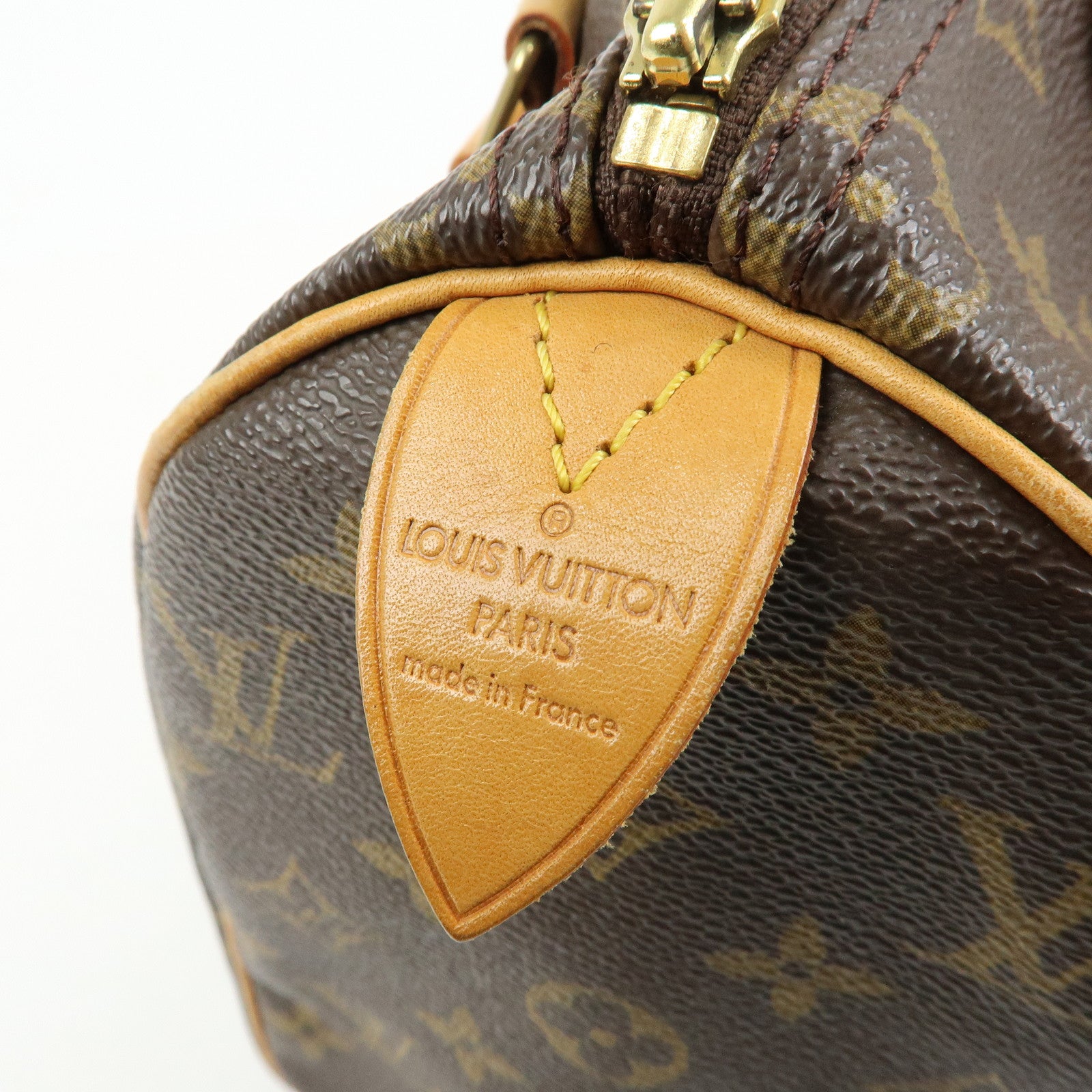Louis Vuitton Monogram Speedy 25 Boston Bag Hand Bag Brown M41528