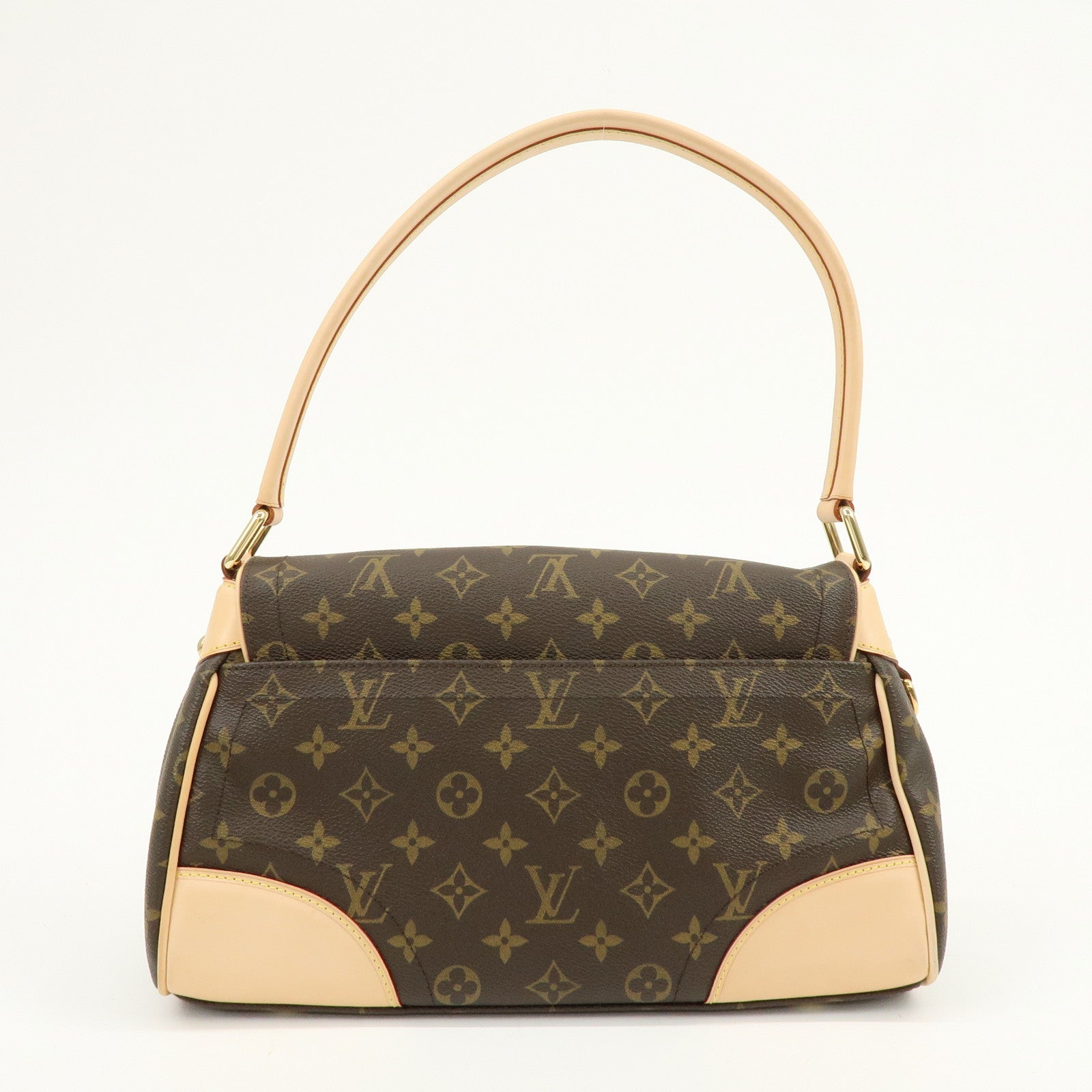 Louis Vuitton Monogram Beverly MM Shoulder Bag Brown M40121
