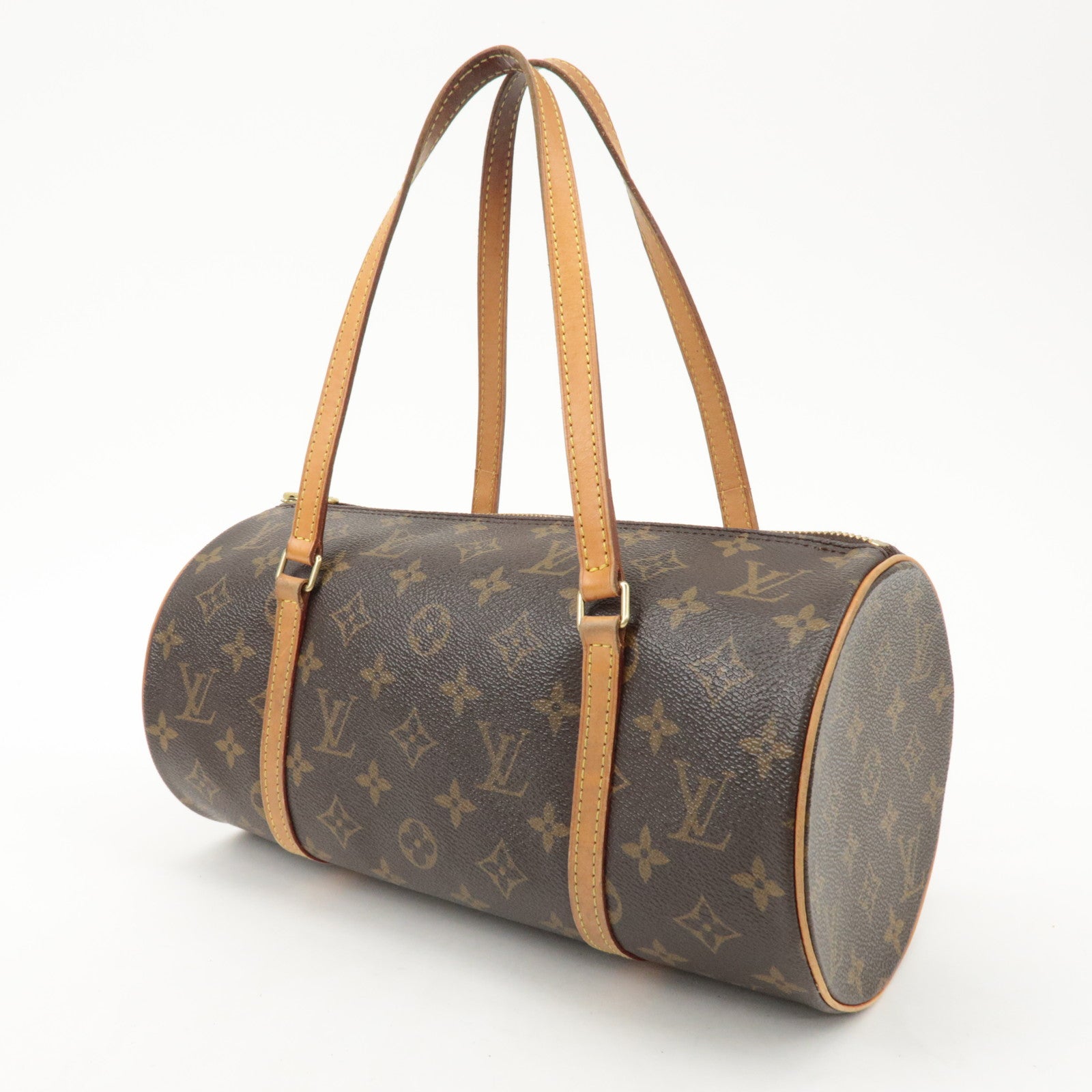 Louis Vuitton Monogram Papillon 30 Hand Bag New Style M51385 Used
