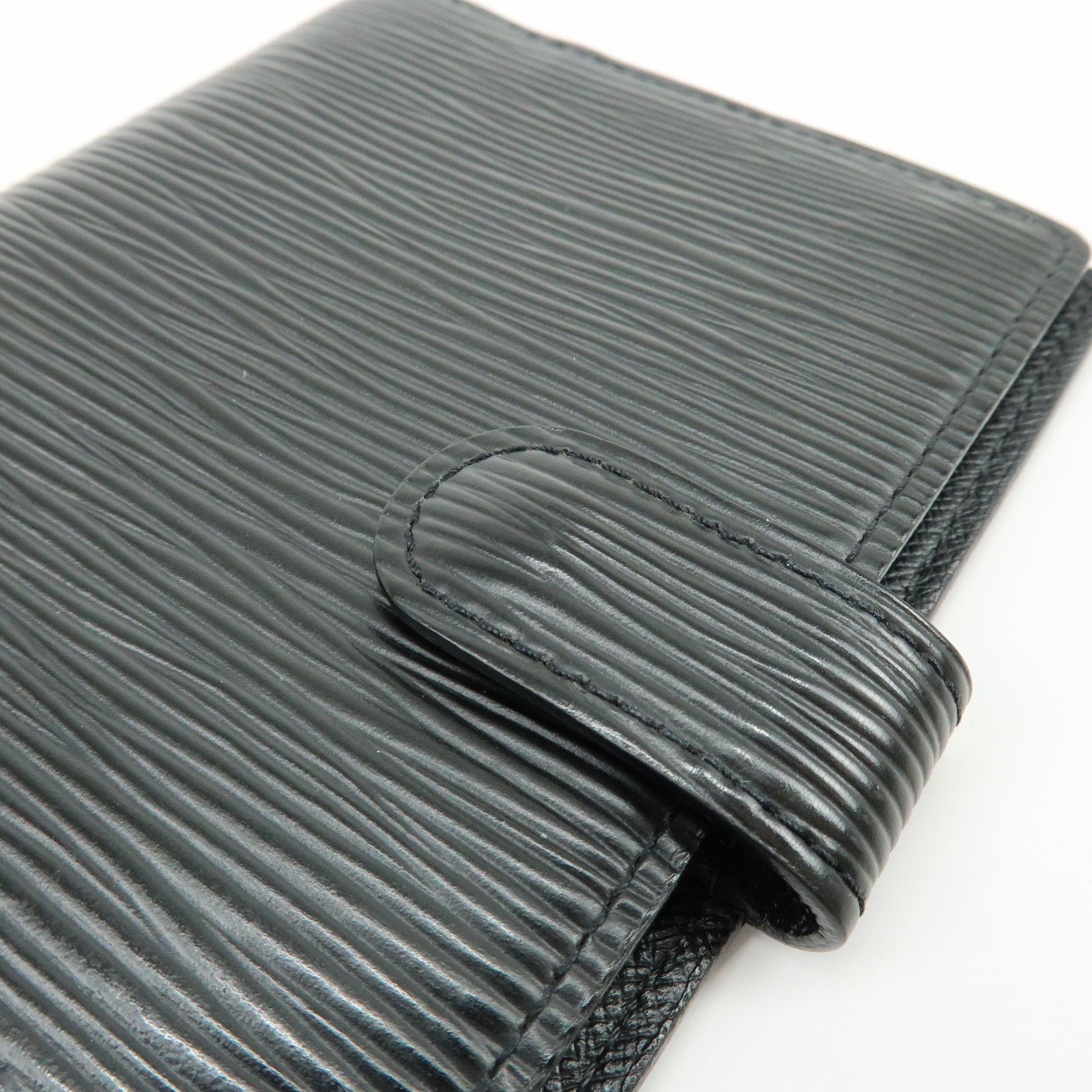 Louis Vuitton Epi Agenda PM Planner Cover Noir R20052