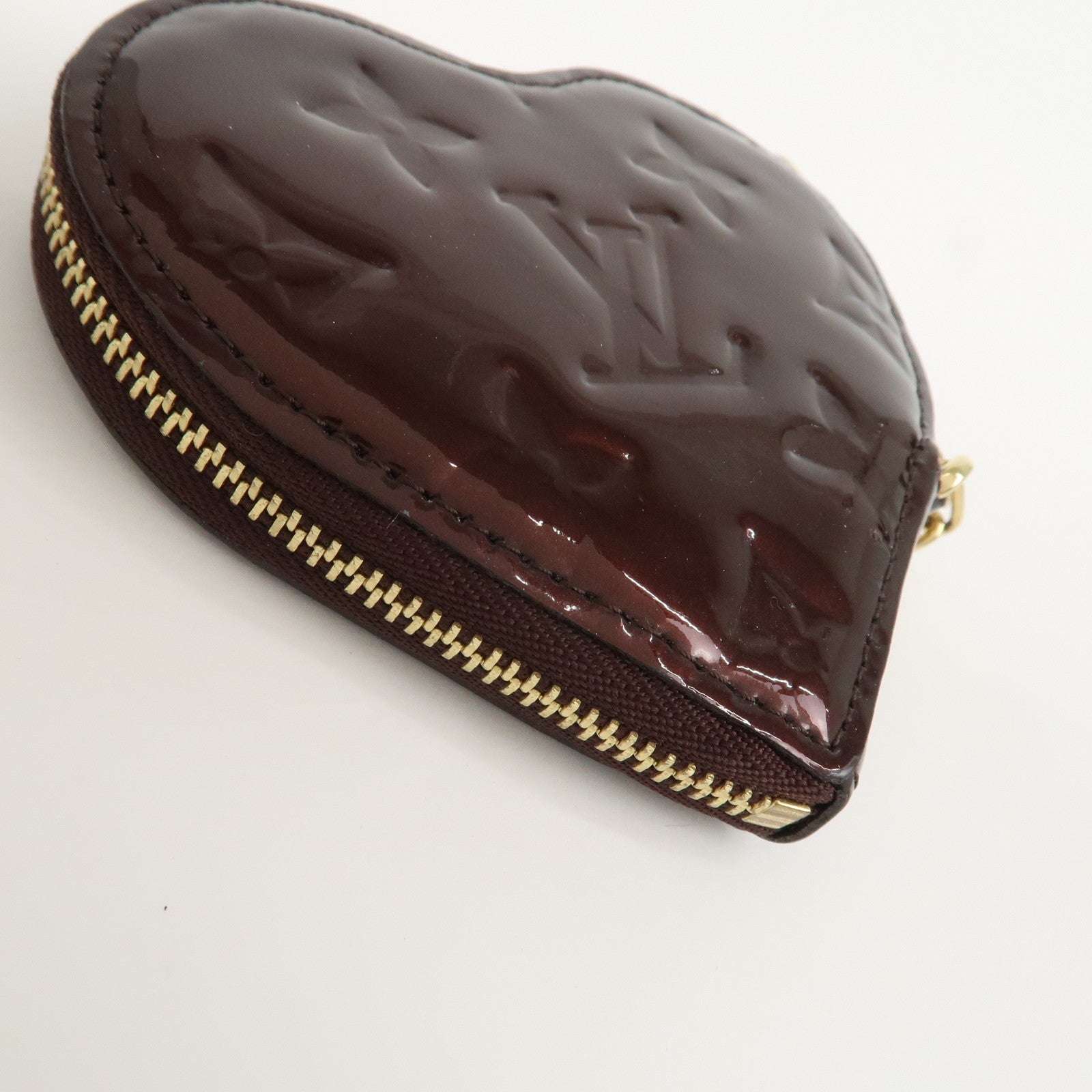 Louis Vuitton Monogram Vernis Porte Monnaie Coeur Coin Case M93561