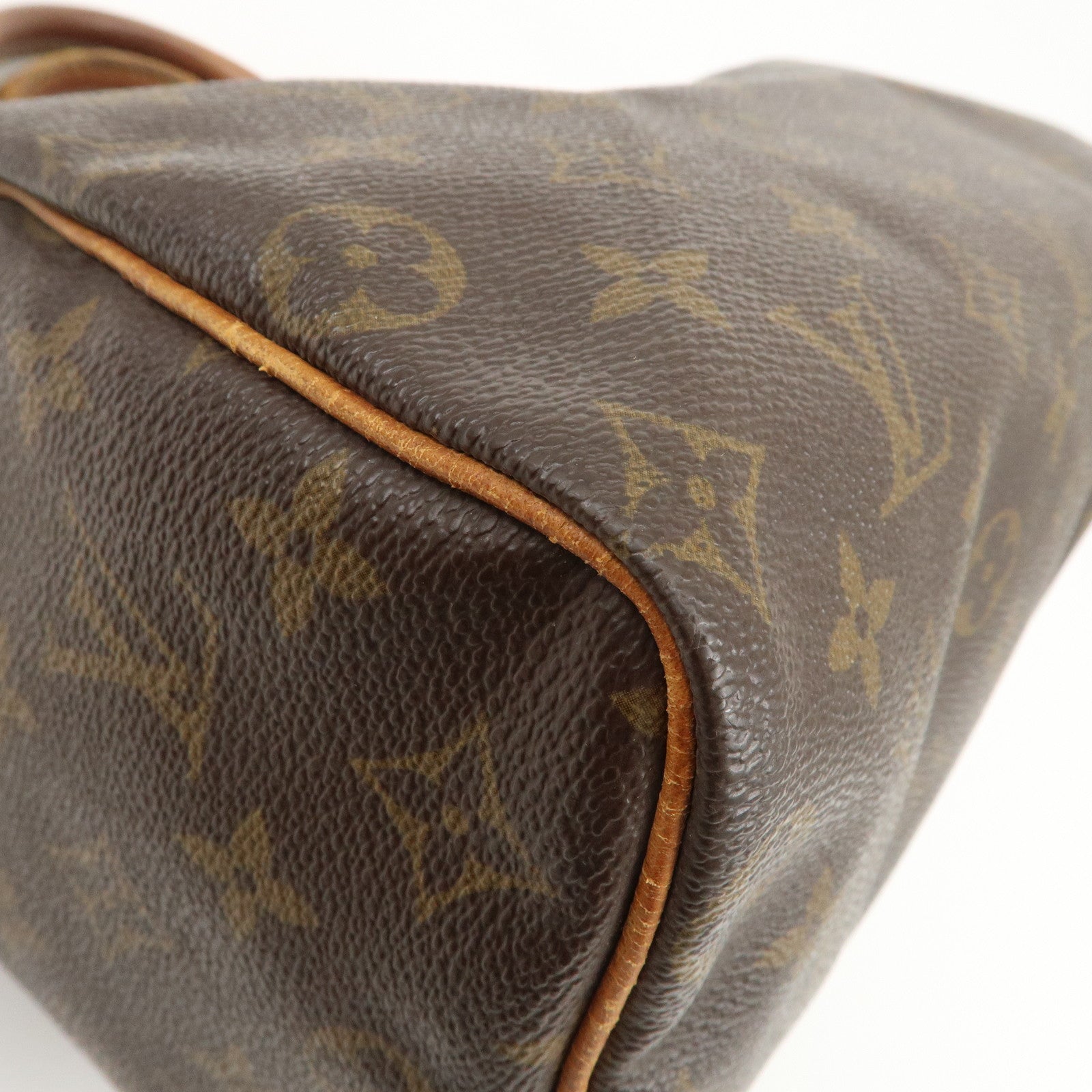 Louis Vuitton Monogram Speedy 25 Boston Bag Hand Bag Brown M41528