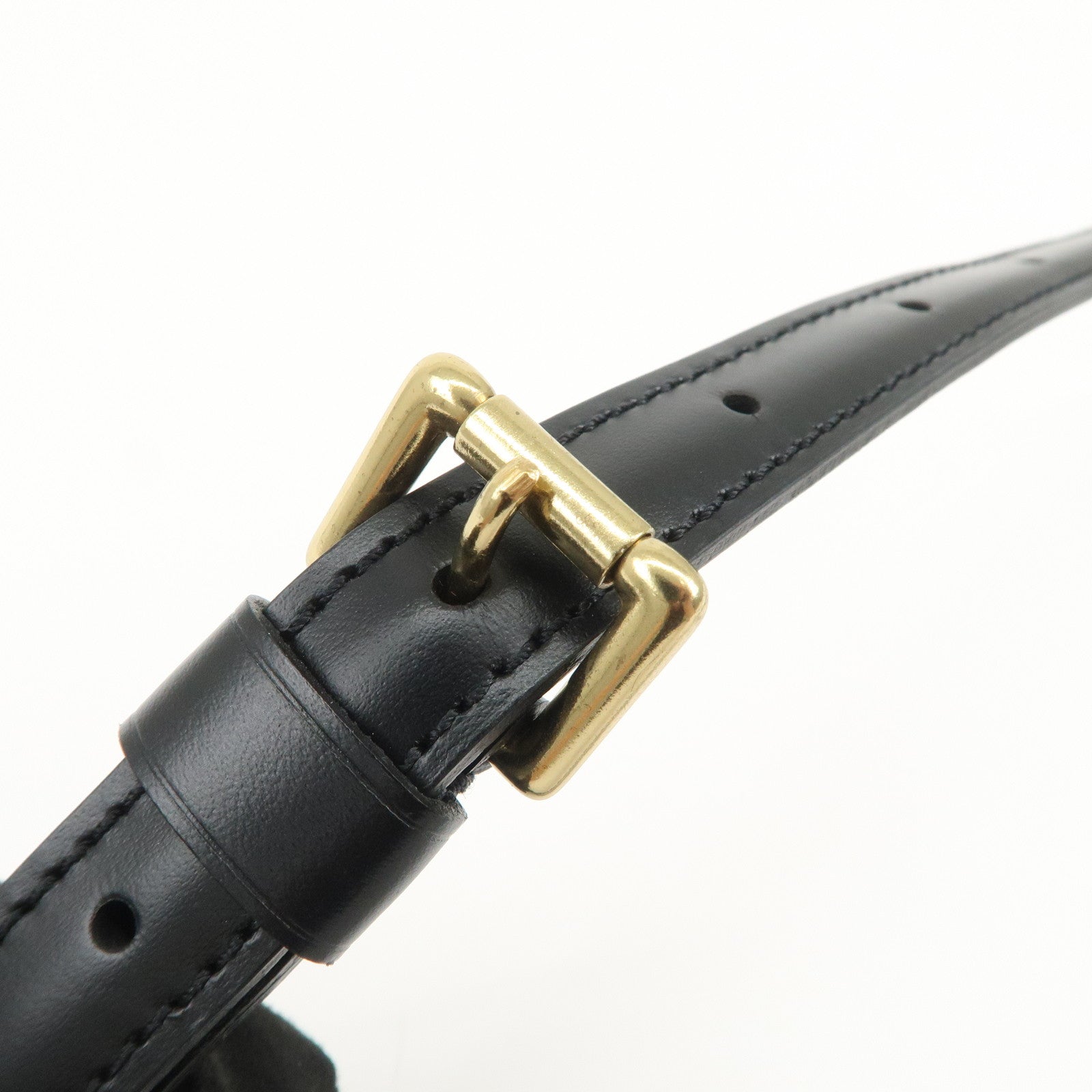 Louis Vuitton Leather Adjustable Shoulder Strap For Epi Bag Noir