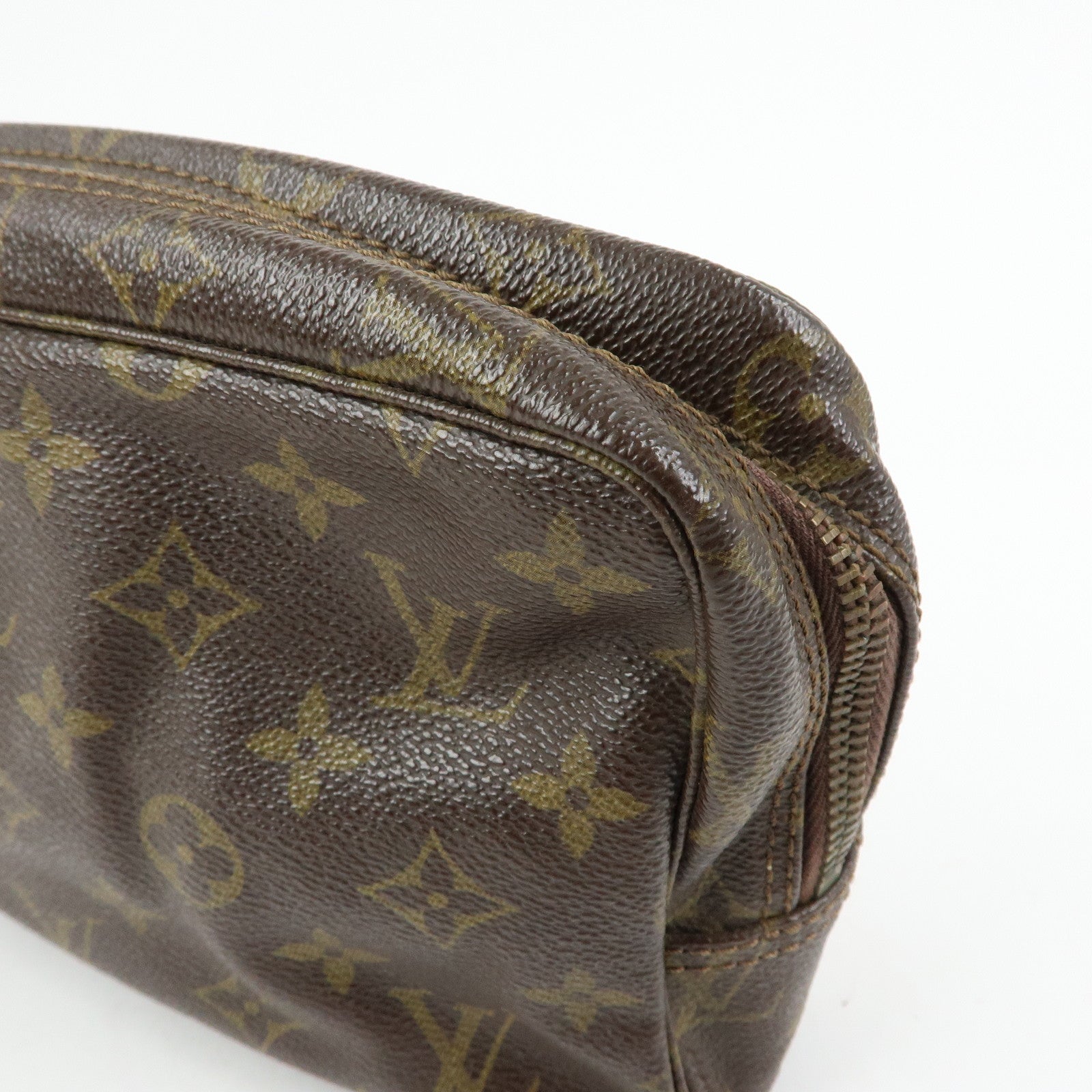 Louis Vuitton Monogram Trousse Toilette 23 Pouch Brown M47524