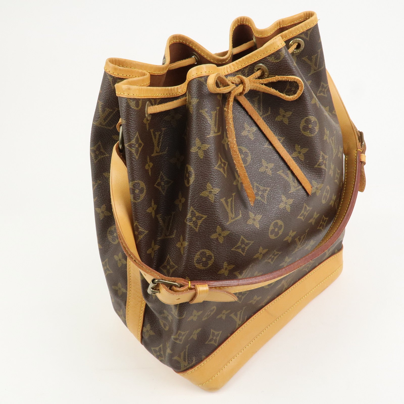 Louis Vuitton Monogram Noe Shoulder Bag Hand Bag Brown M42224