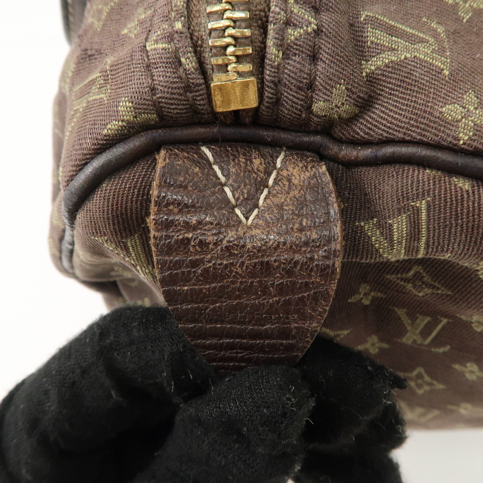 Louis Vuitton Monogram Mini Lin Speedy 30 Boston Bag Ebene M95224 Used Used