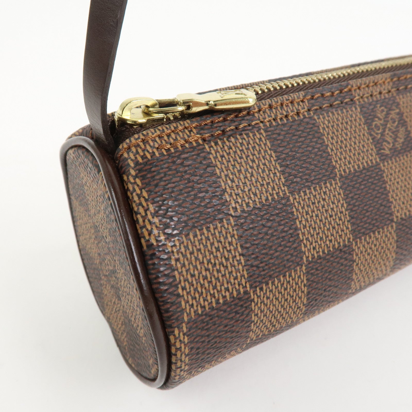 Louis Vuitton Damier Ebene Mini Pouch for Papillon Bag Brown