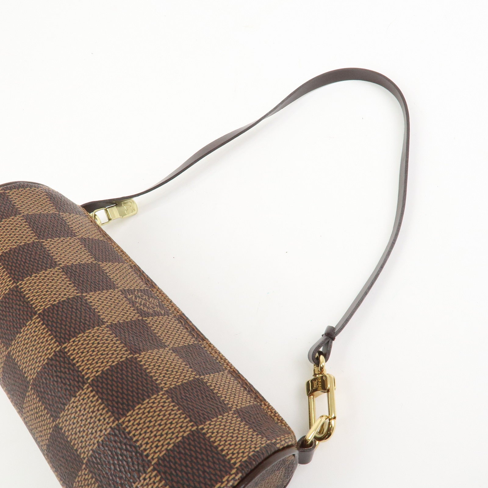 Louis Vuitton Damier Ebene Mini Pouch for Papillon Bag Brown