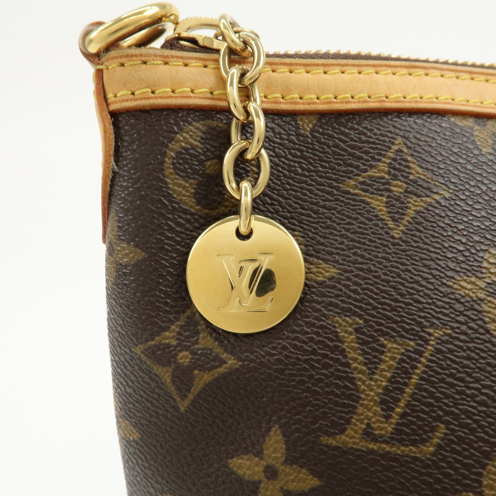 Louis Vuitton Monogram Palermo PM 2Way Hand Bag Brown M40145