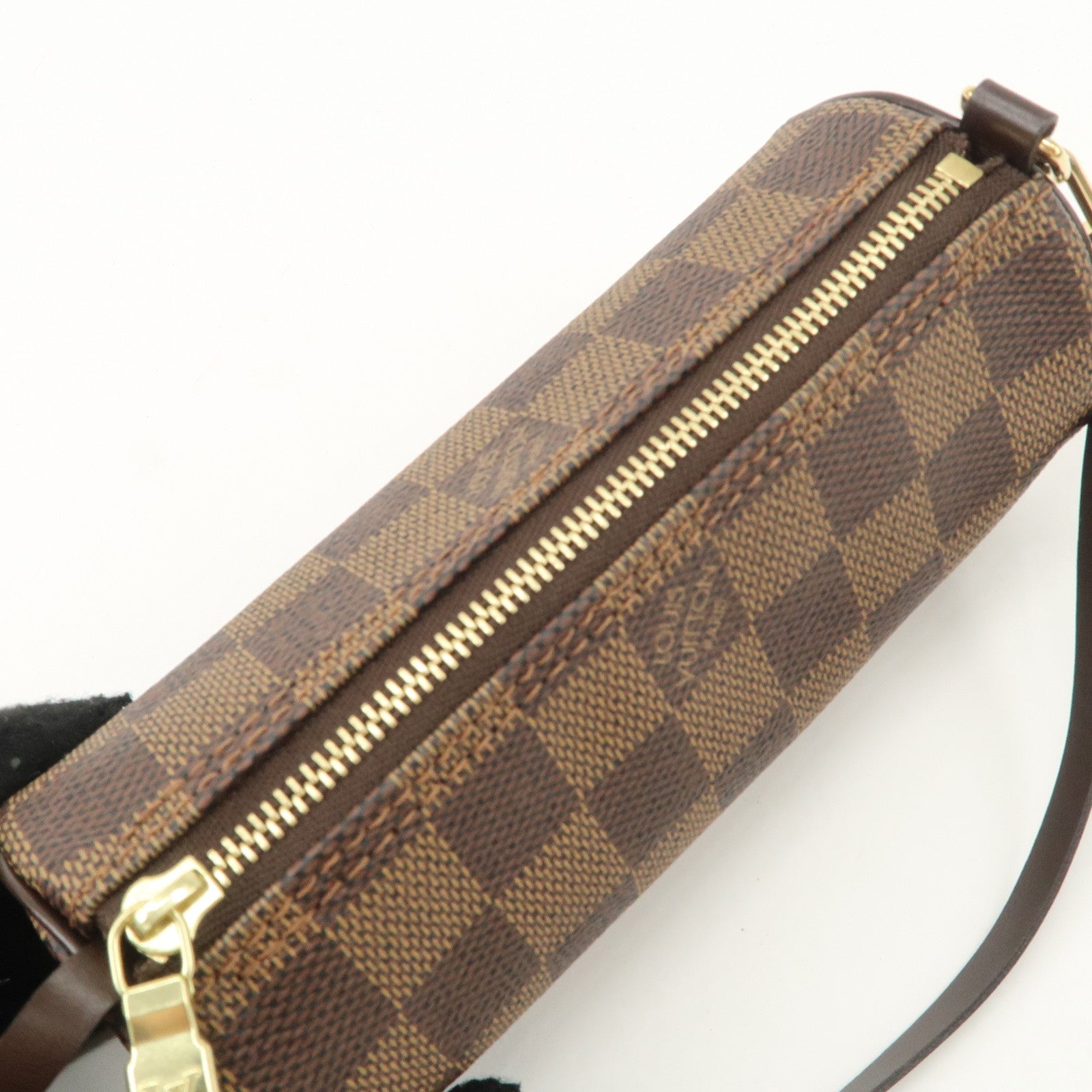 Louis Vuitton Damier Mini Pouch for Papillon Bag Damier Ebene Used
