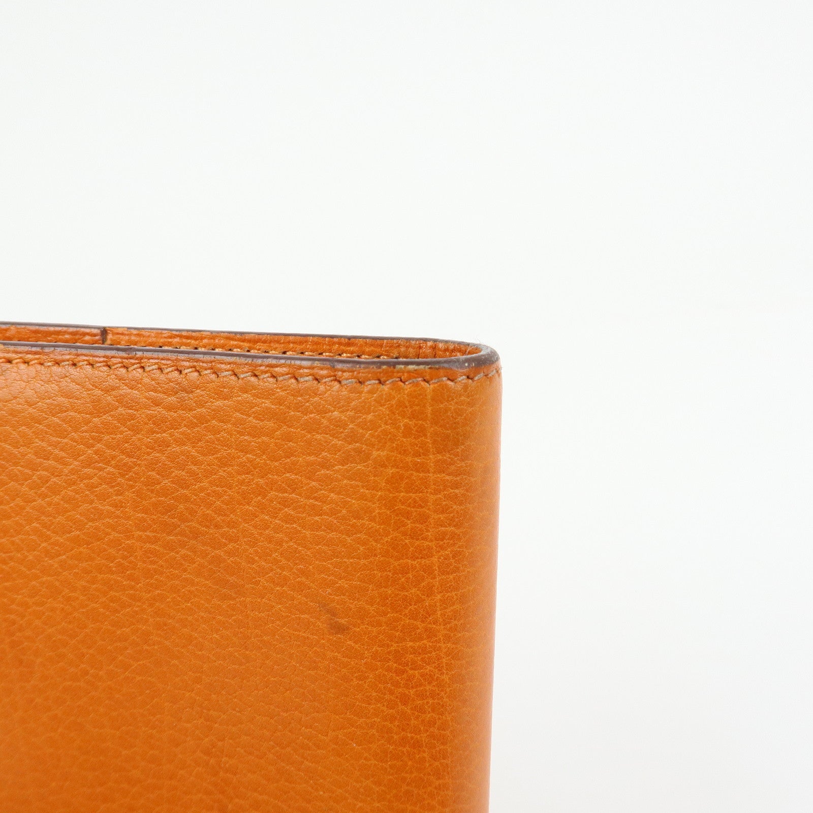 HERMES Togo Leather Agenda Cover Planner Cover □I Stamped Orange