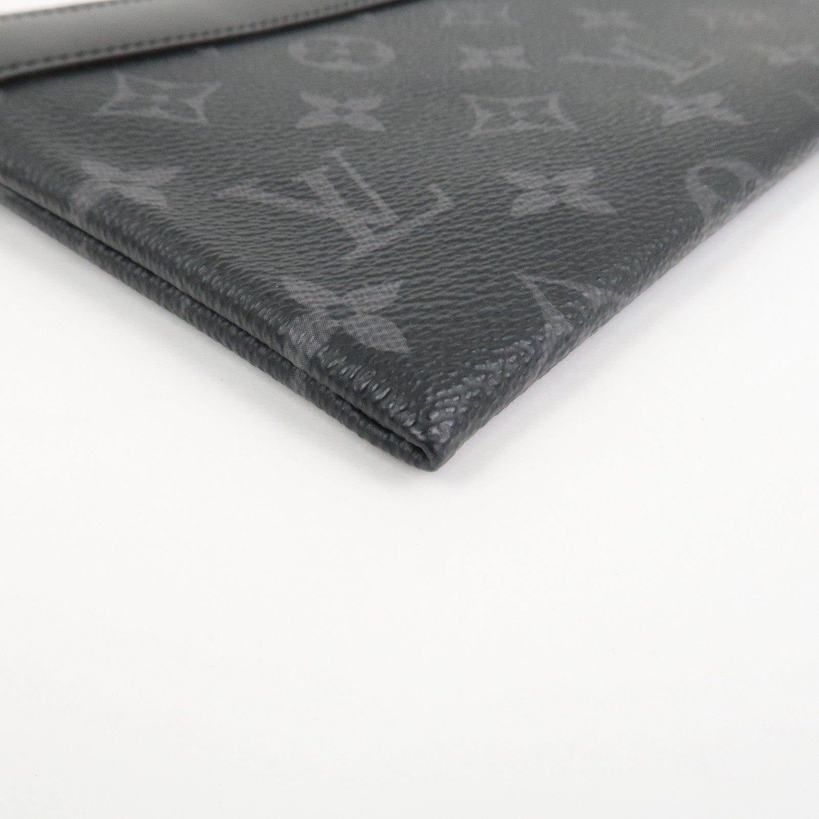 Louis Vuitton Monogram Eclips Pochette Discovery PM Pouch M44323