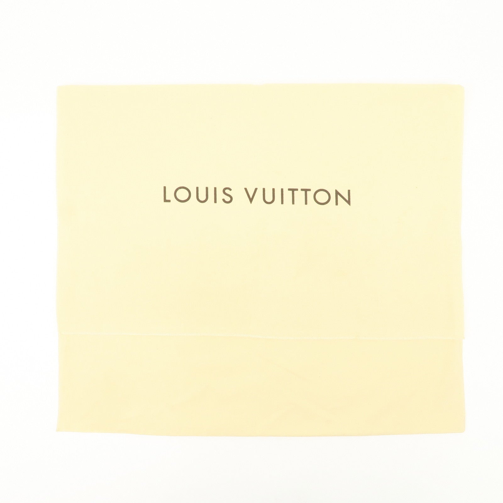 Louis Vuitton Set Of 10 Dust Bag Storage Bag Flap Style Beige