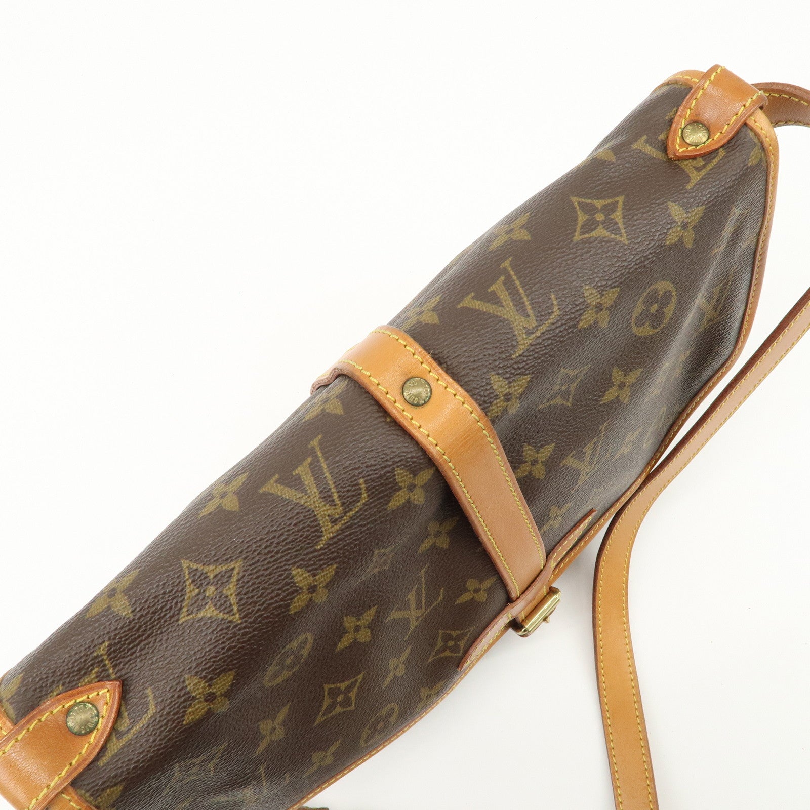 Louis Vuitton Monogram Saumur 30 Shoulder Bag Brown M42256 Used