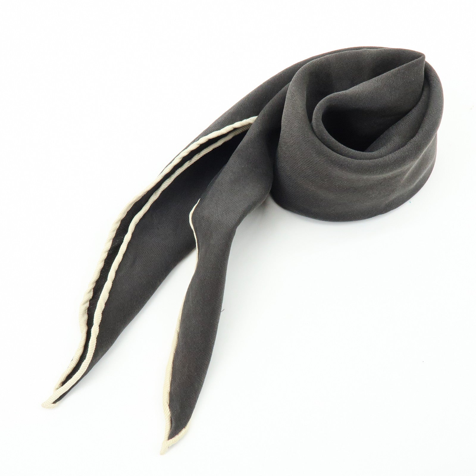 HERMES Losange Silk 100% Scarf Ex‑Libris Diamond Shape Black
