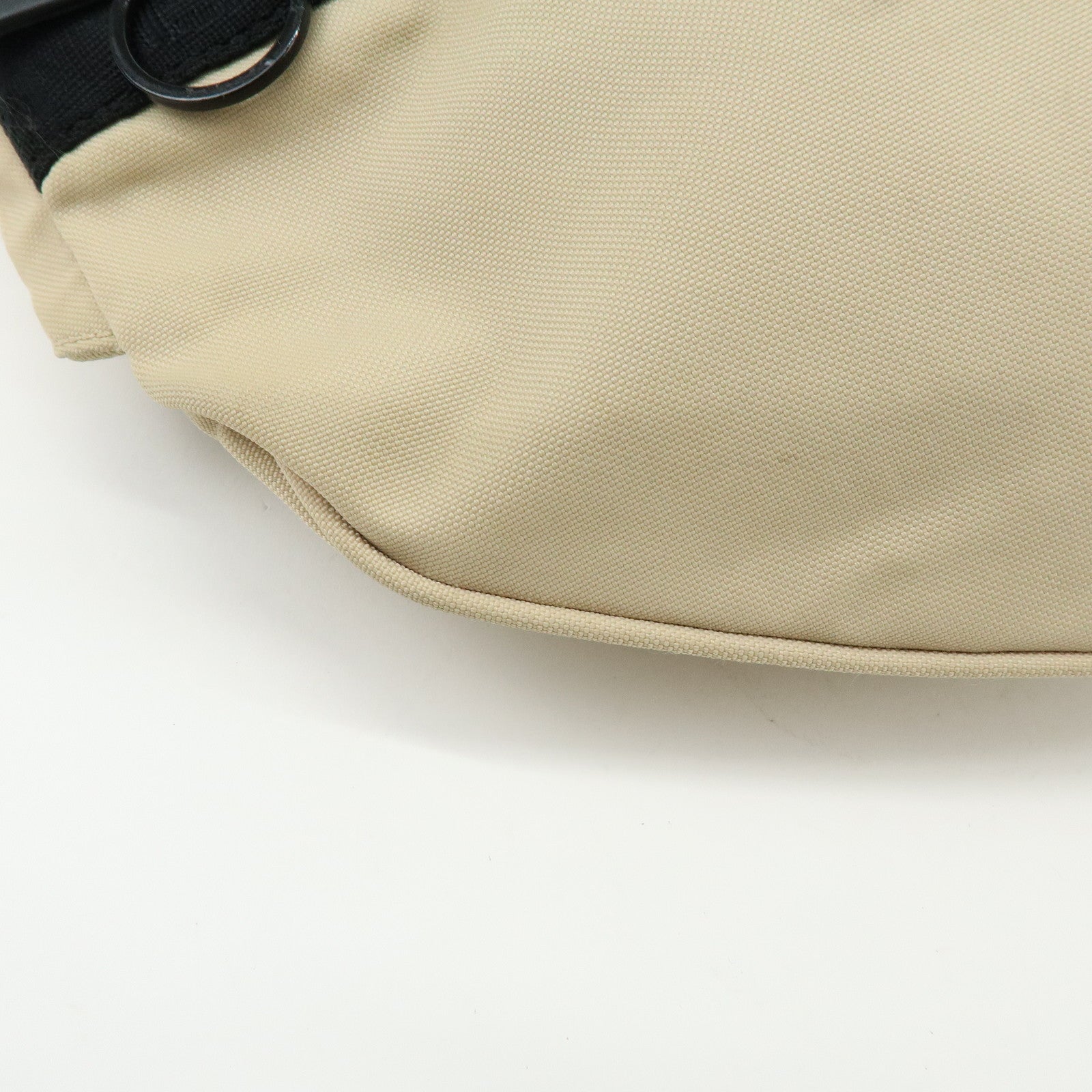 CHANEL Sports Line Nylon Banana Bag Waist Bag Crossbody Bag Beige