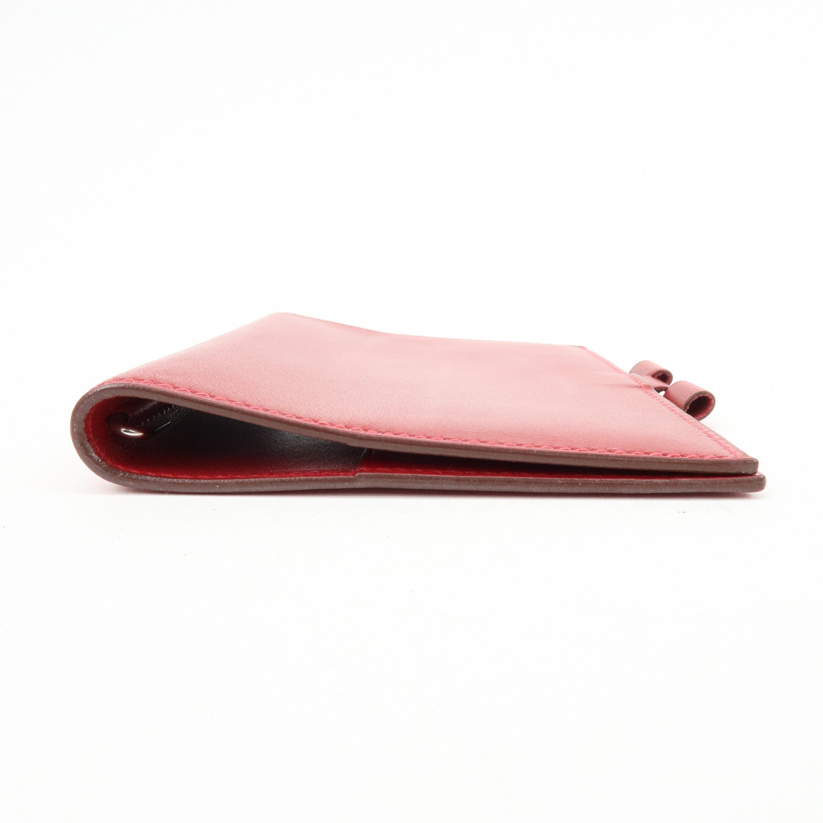 HERMES Chevre Leather Agenda Cover Planner Cover □I Stamped Red