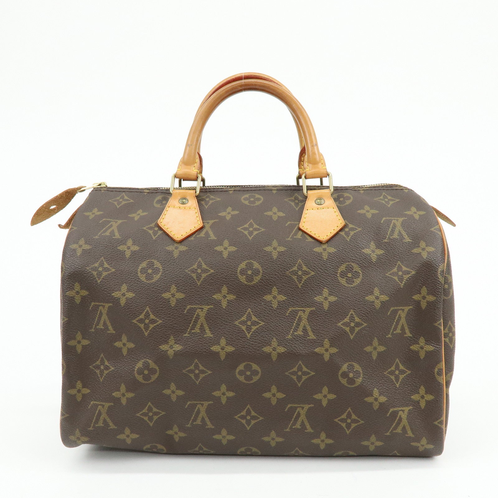 Louis Vuitton Monogram Speedy 30 Boston Bag Hand Bag Brown M41526
