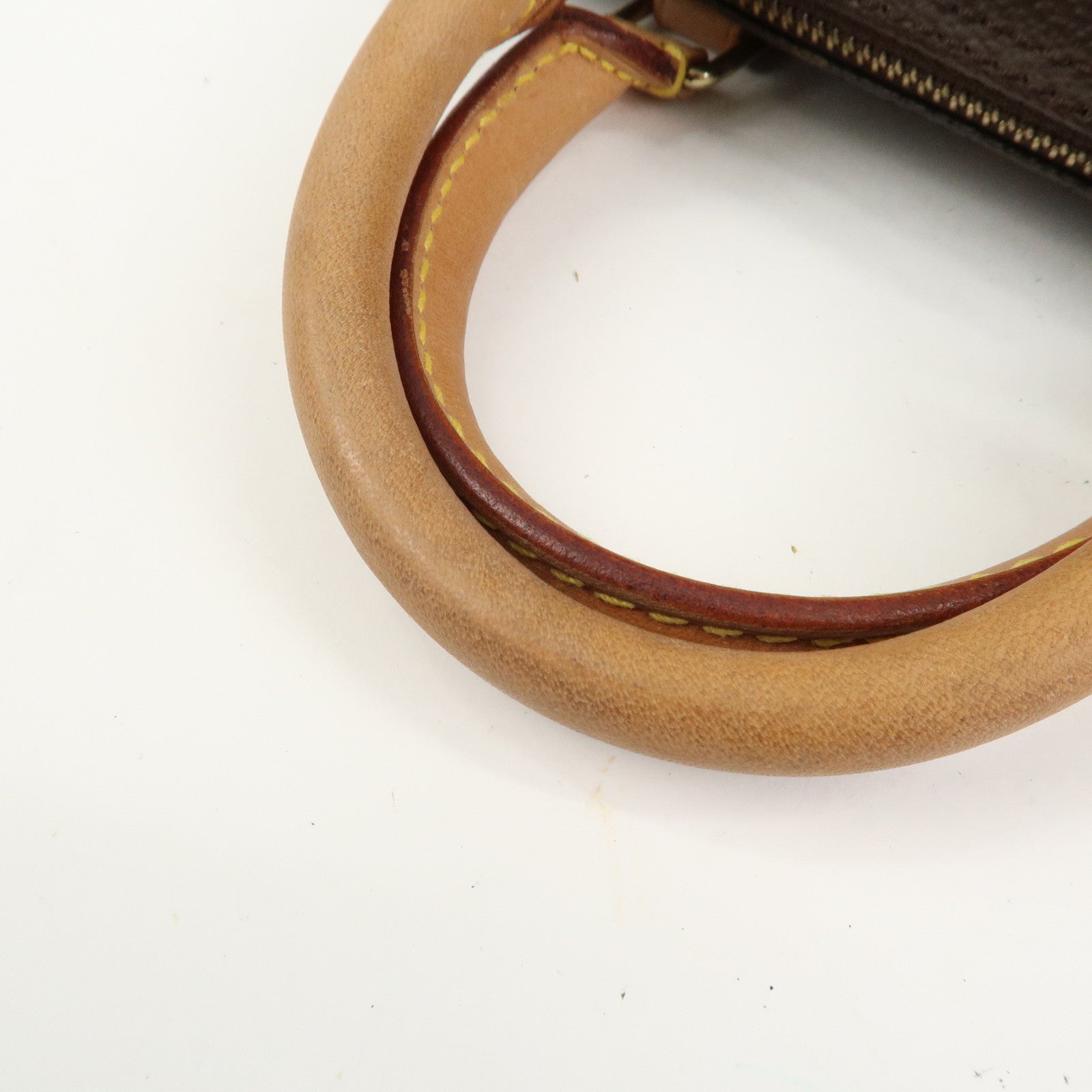 Louis Vuitton Monogram Mini Speedy Hand Bag Brown M41534