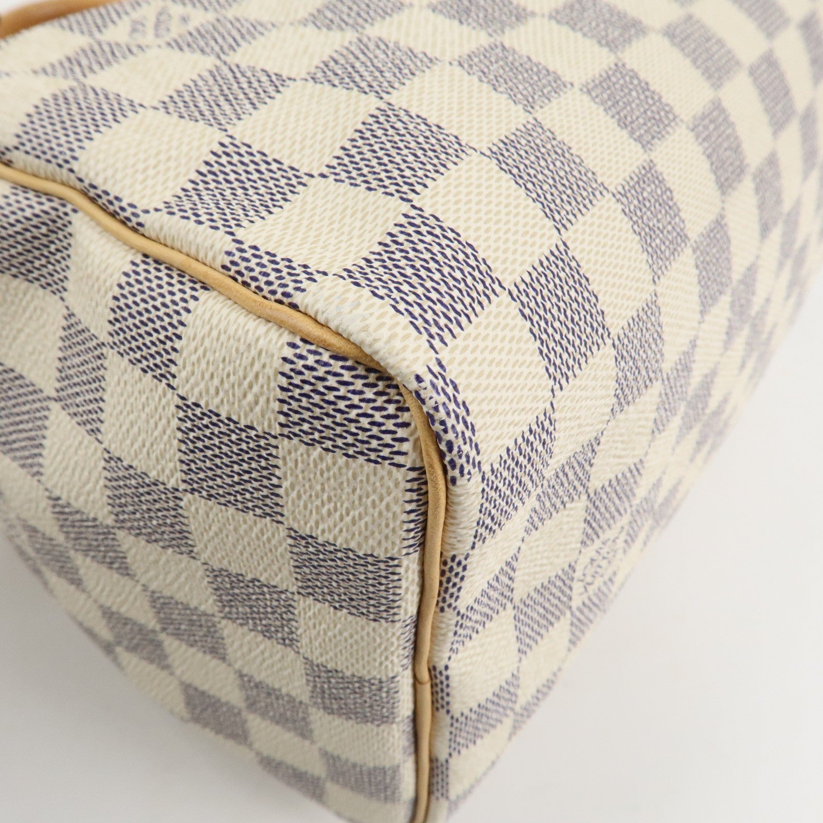 Louis Vuitton Damier Azur Speedy 25 Boston Bag Hand Bag N41534 Used