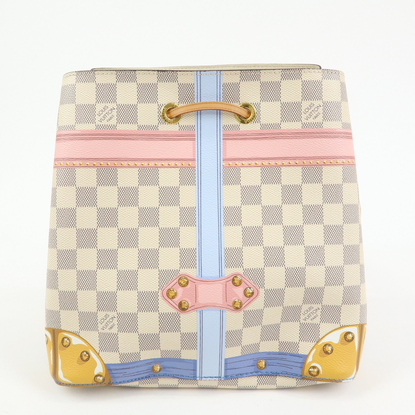 Louis Vuitton Damier Azur Neo Noe Hand Bag Trunk Collection N41066