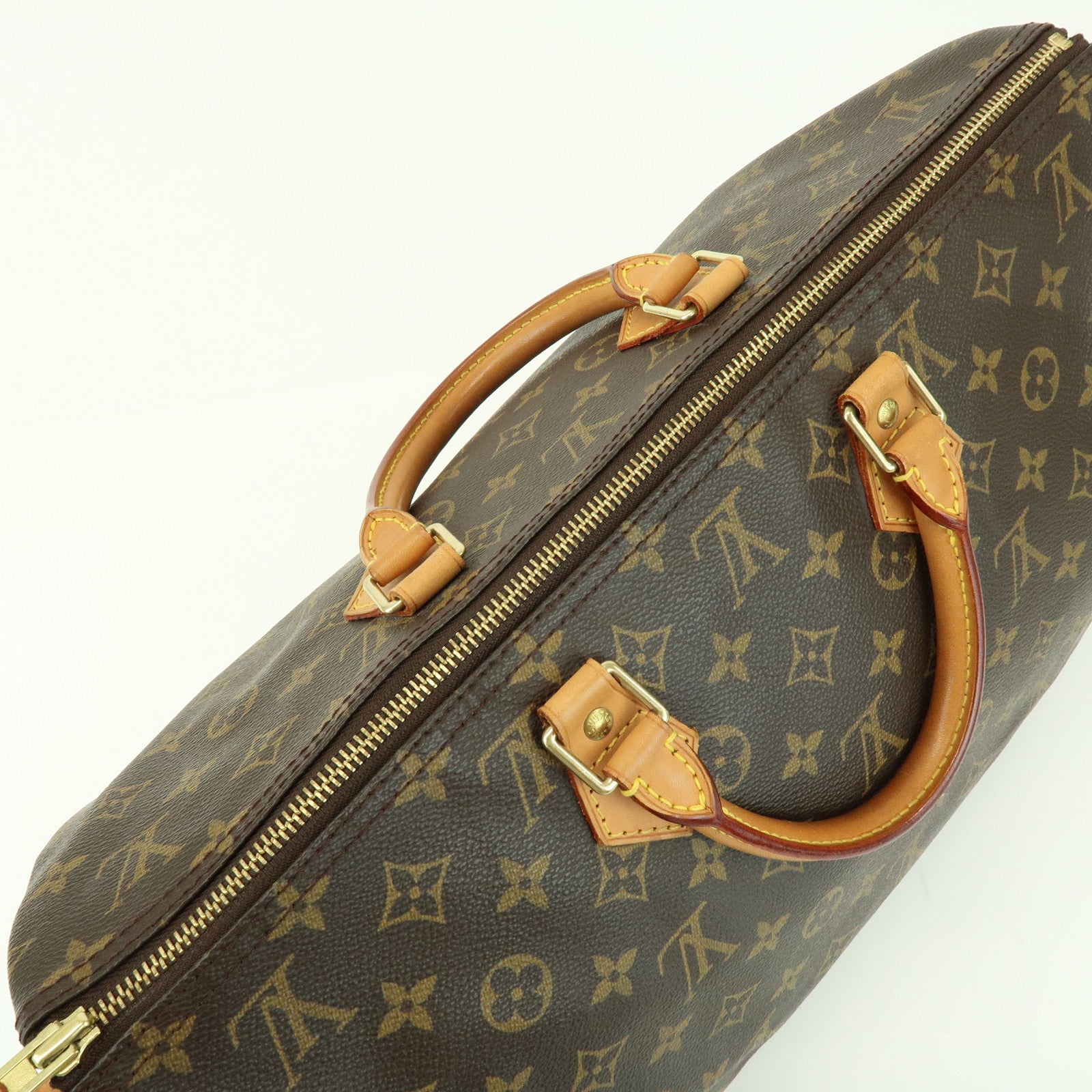 Louis Vuitton Monogram Speedy 40 Hand Bag Boston Bag Brown M41522