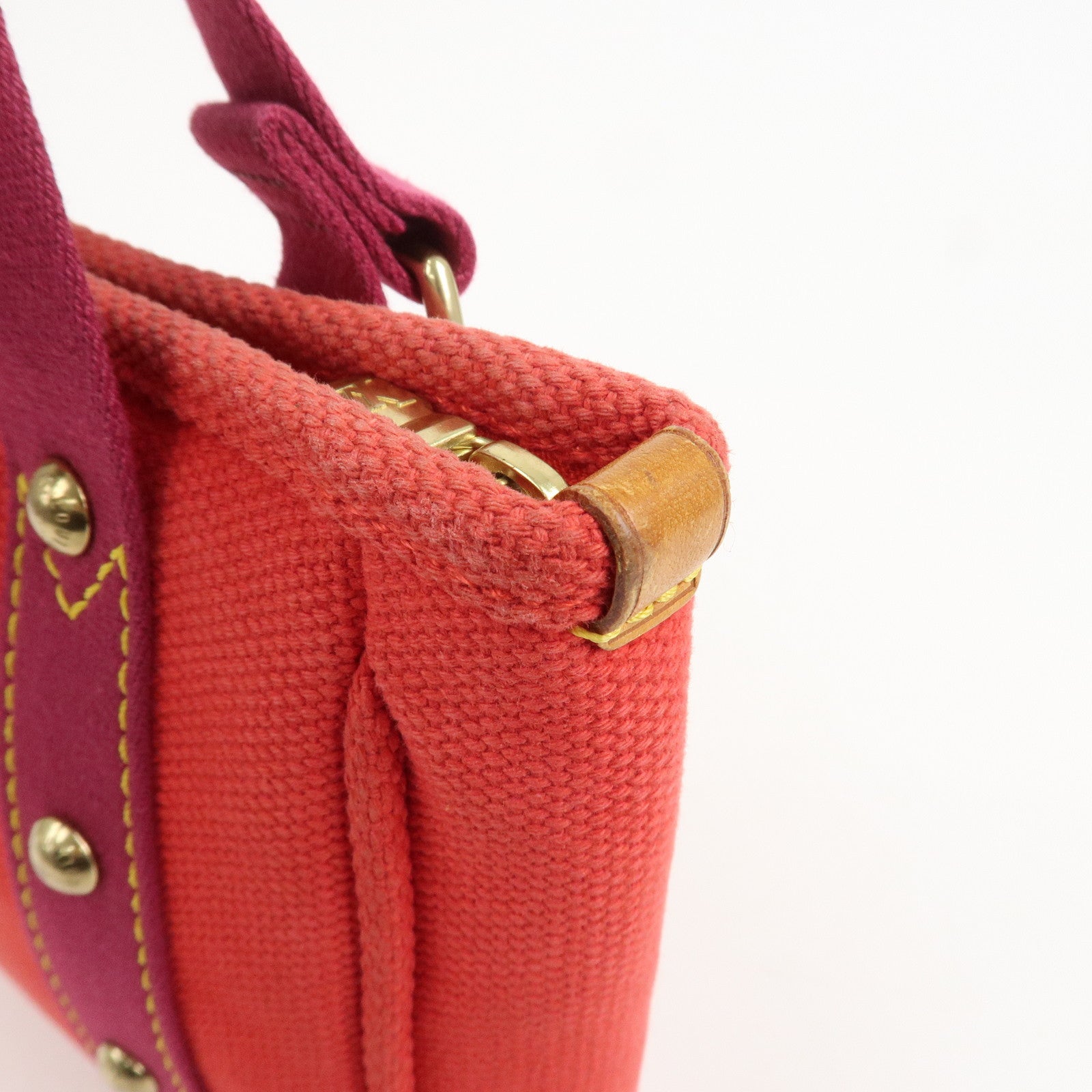 Louis Vuitton Antigua Cabas PM Hand Bag Rouge M40037