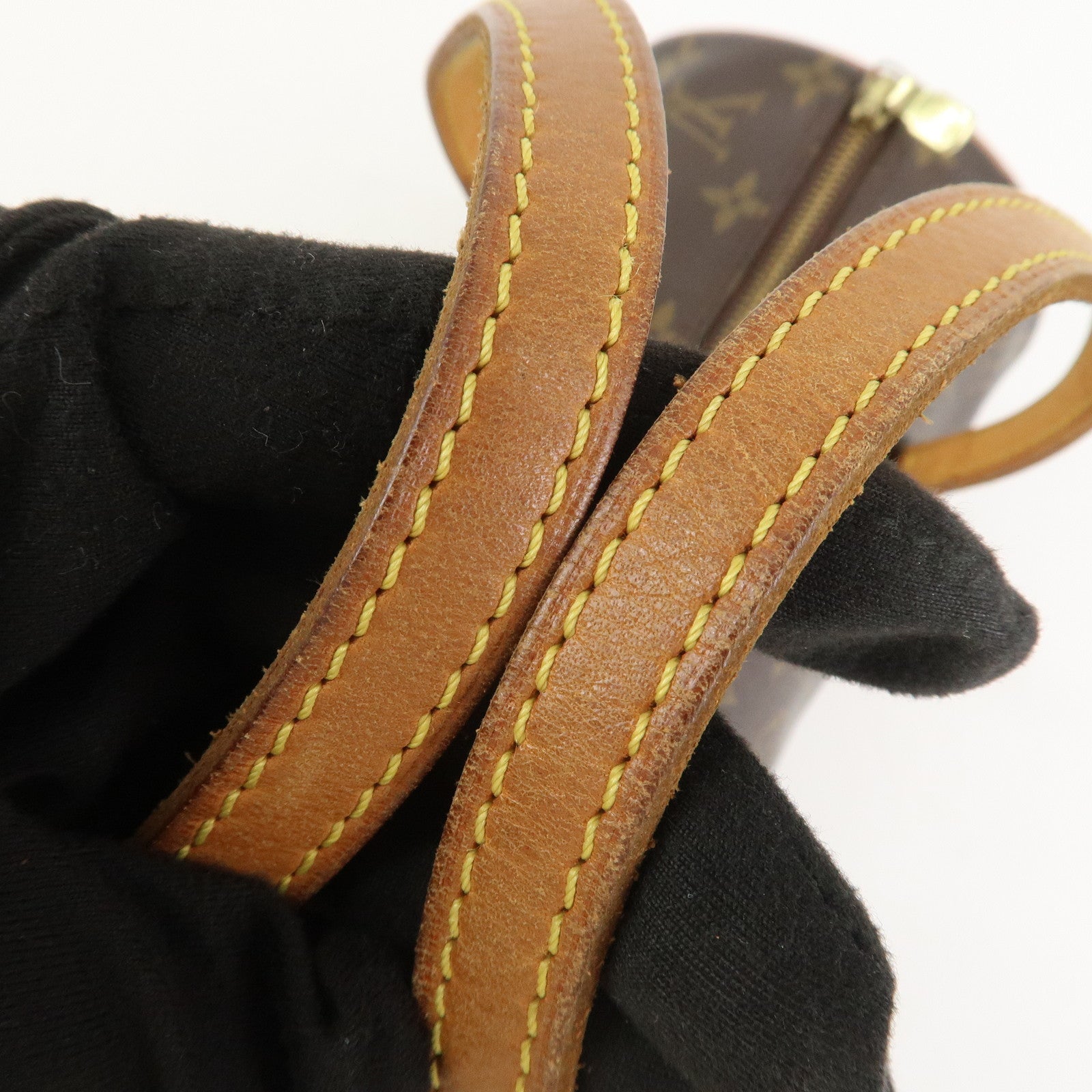 Louis Vuitton Monogram Papillon 30 Hand Bag Brown M51385