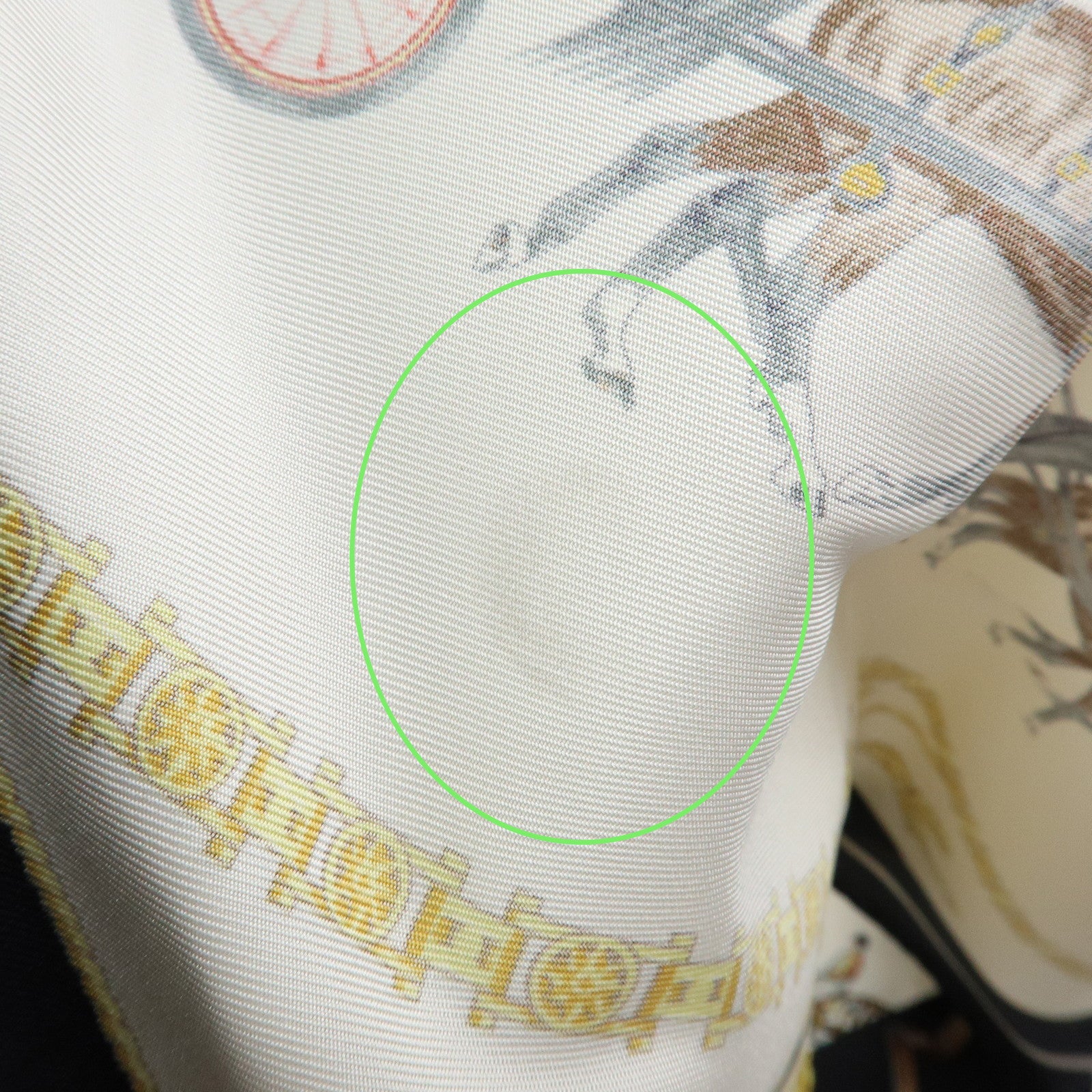 HERMES Carre 90 Silk 100% Scarf THE ROYAL MEWS Black White