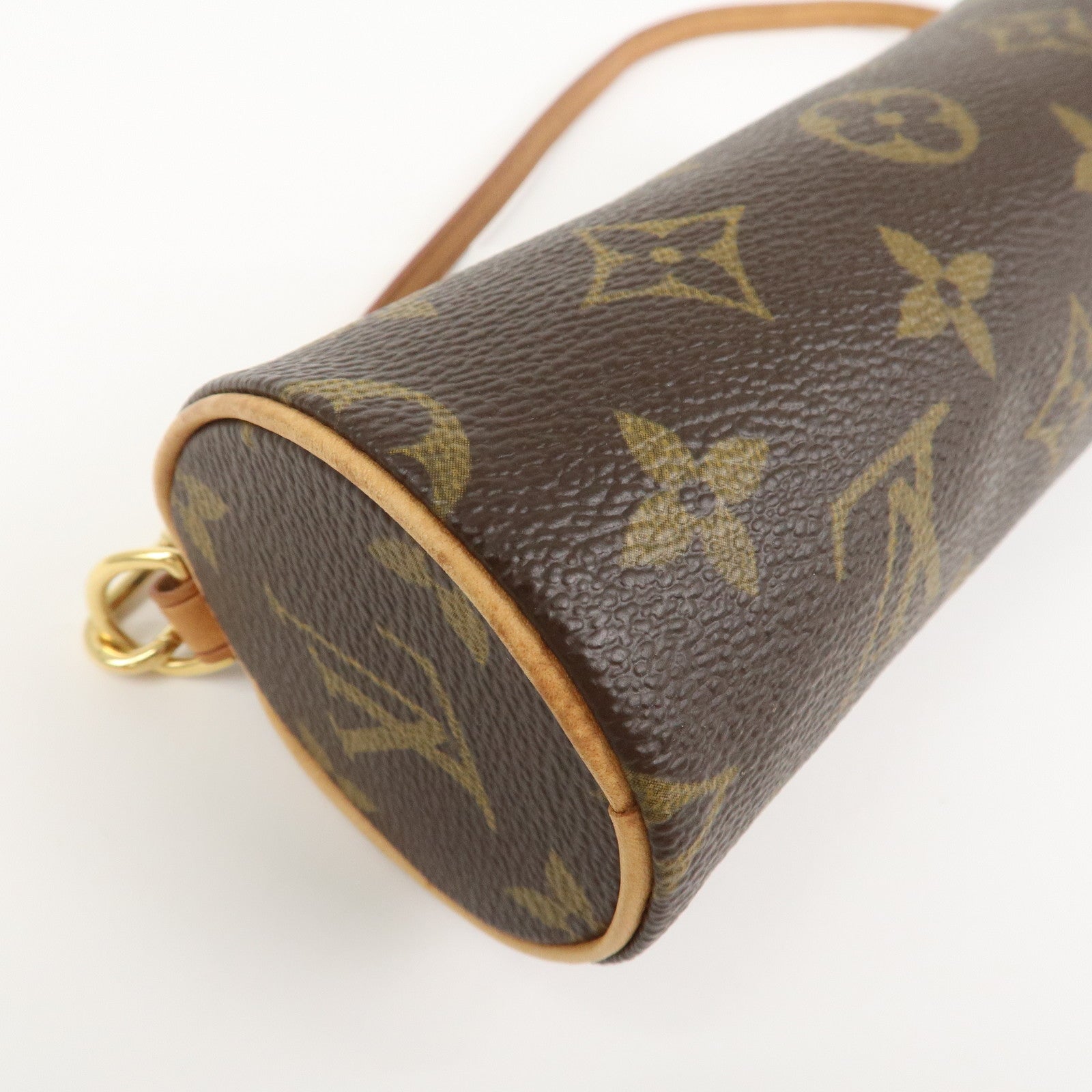 Louis Vuitton Monogram Mini Pouch for Papillon Bag Old Style Brown