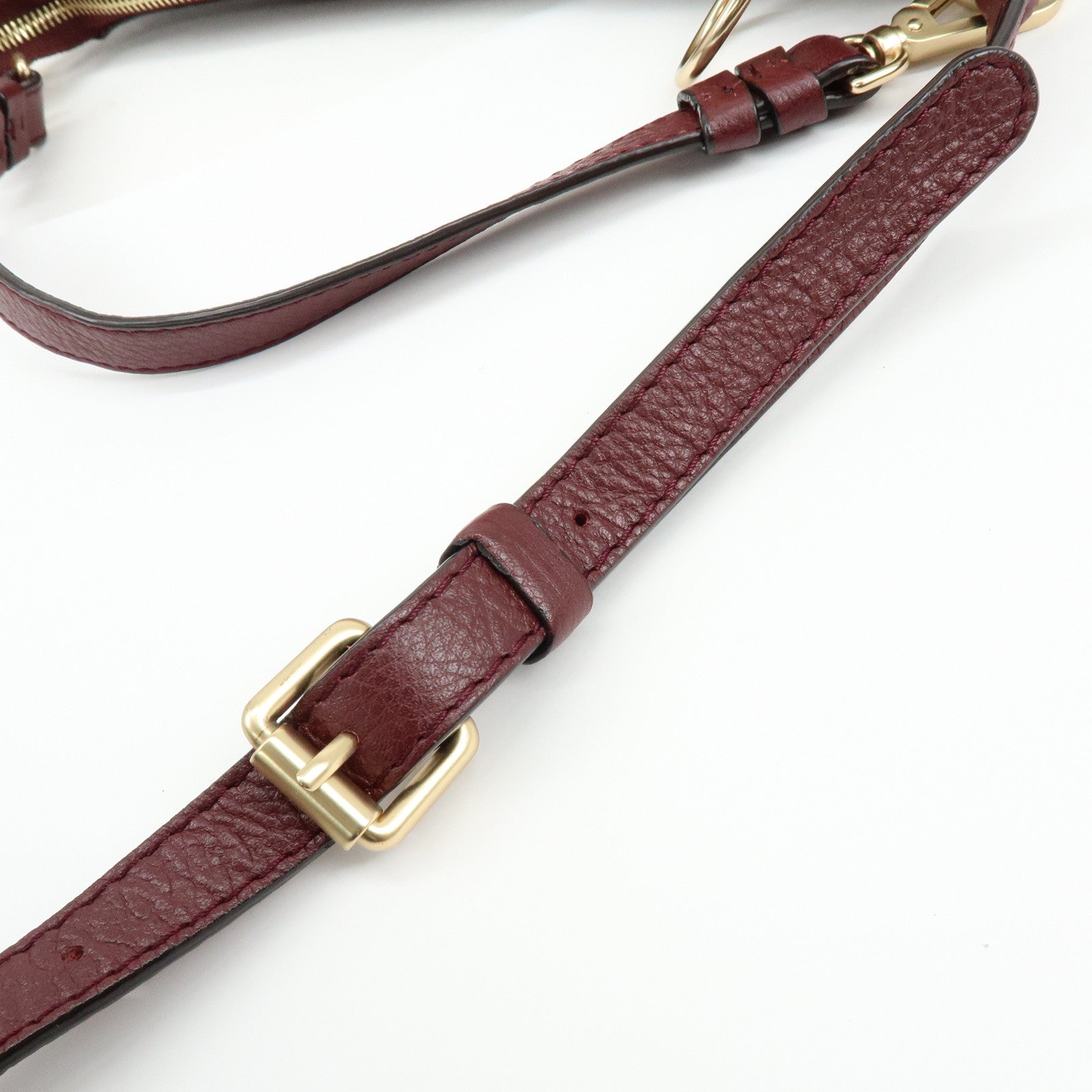 Chloe See By Chloe Joan Suede Leather 2Way Shoulder Bag Bordeaux