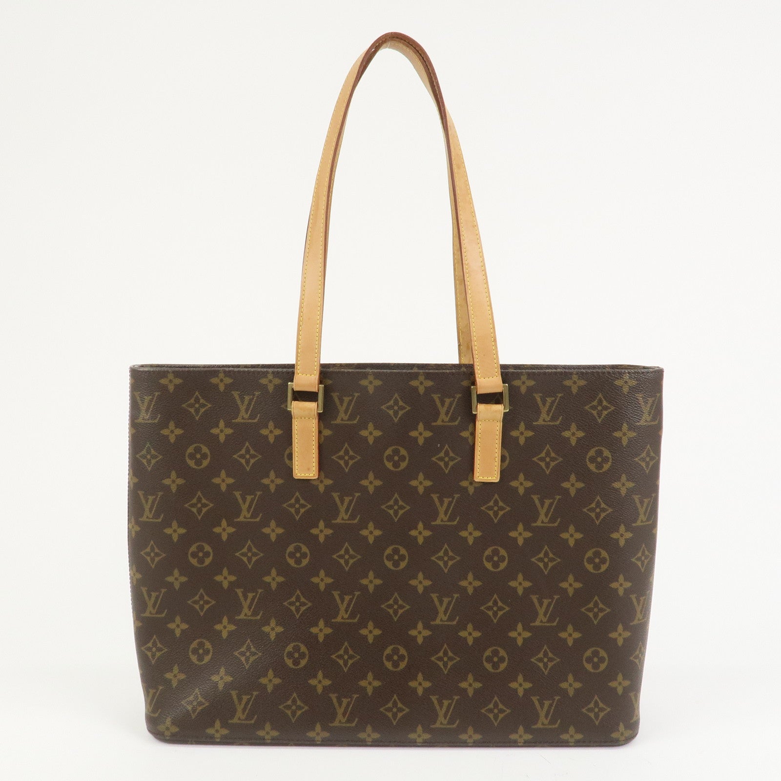 Louis Vuitton Monogram Luco Tote Bag Shoulder Bag Brown M51155