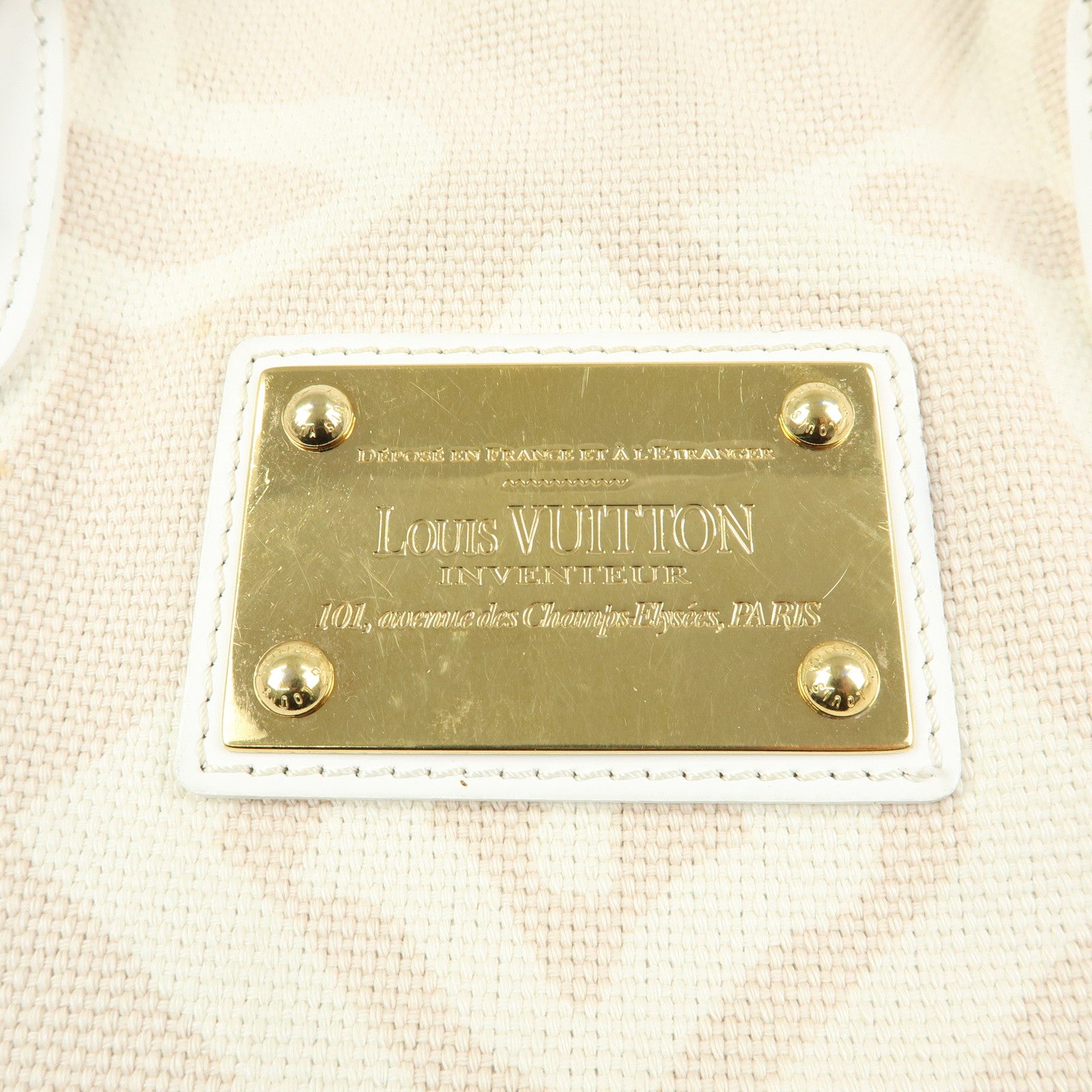 Louis Vuitton Cruise Line Tahitienne PM Canvas Tote Bag M95674