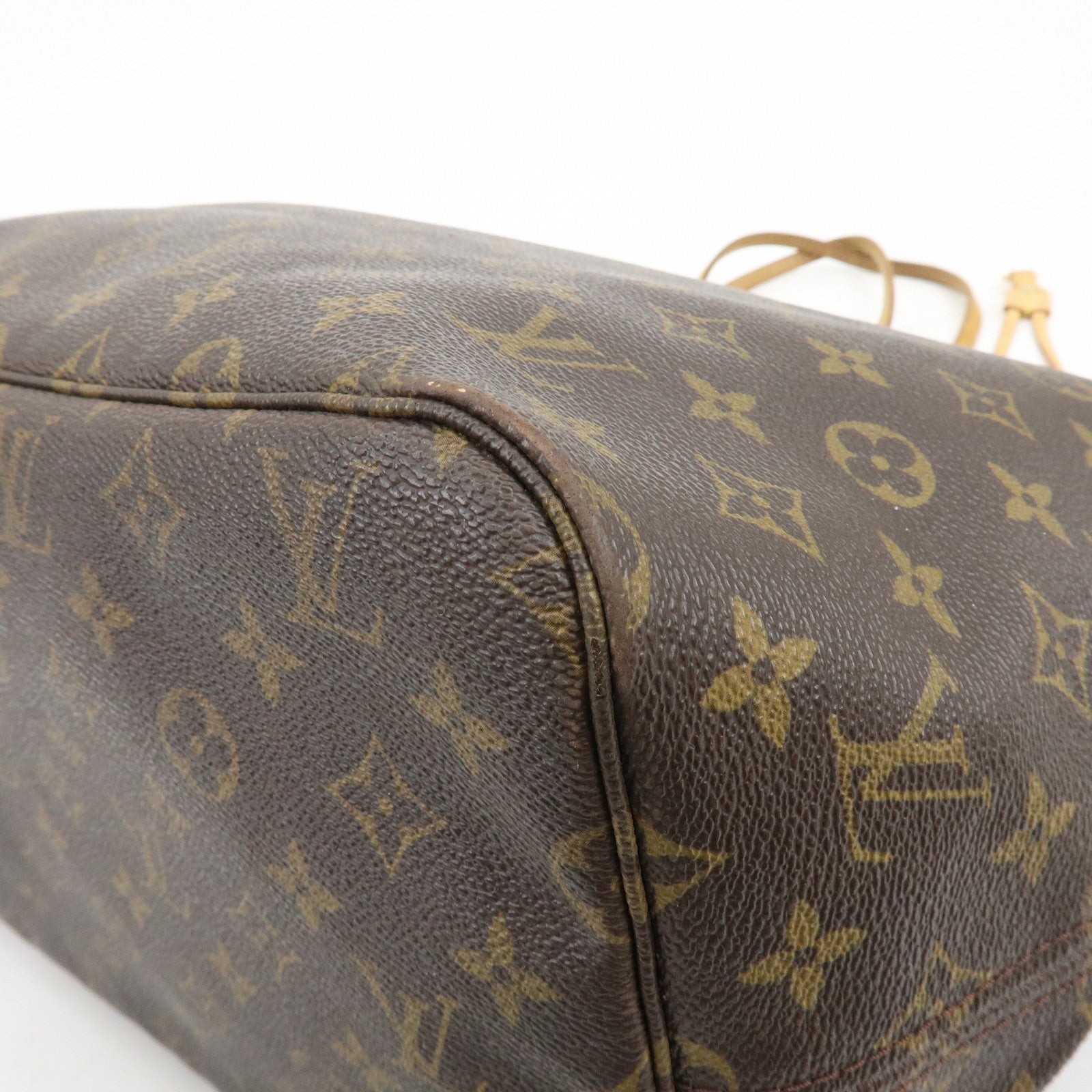 Louis Vuitton Monogram Neverfull GM Tote Bag Hand Bag Brown M40157