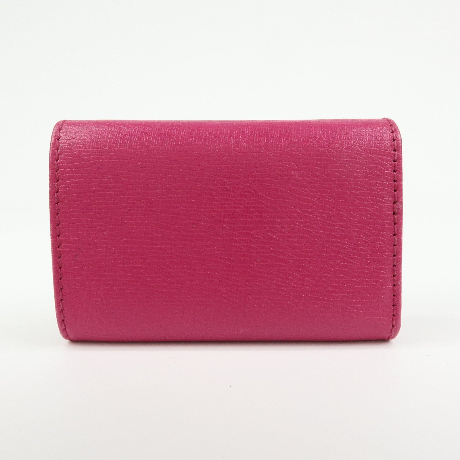 GUCCI Lovely Heart Interlocking G Leather 6 Ring Key Case 257217