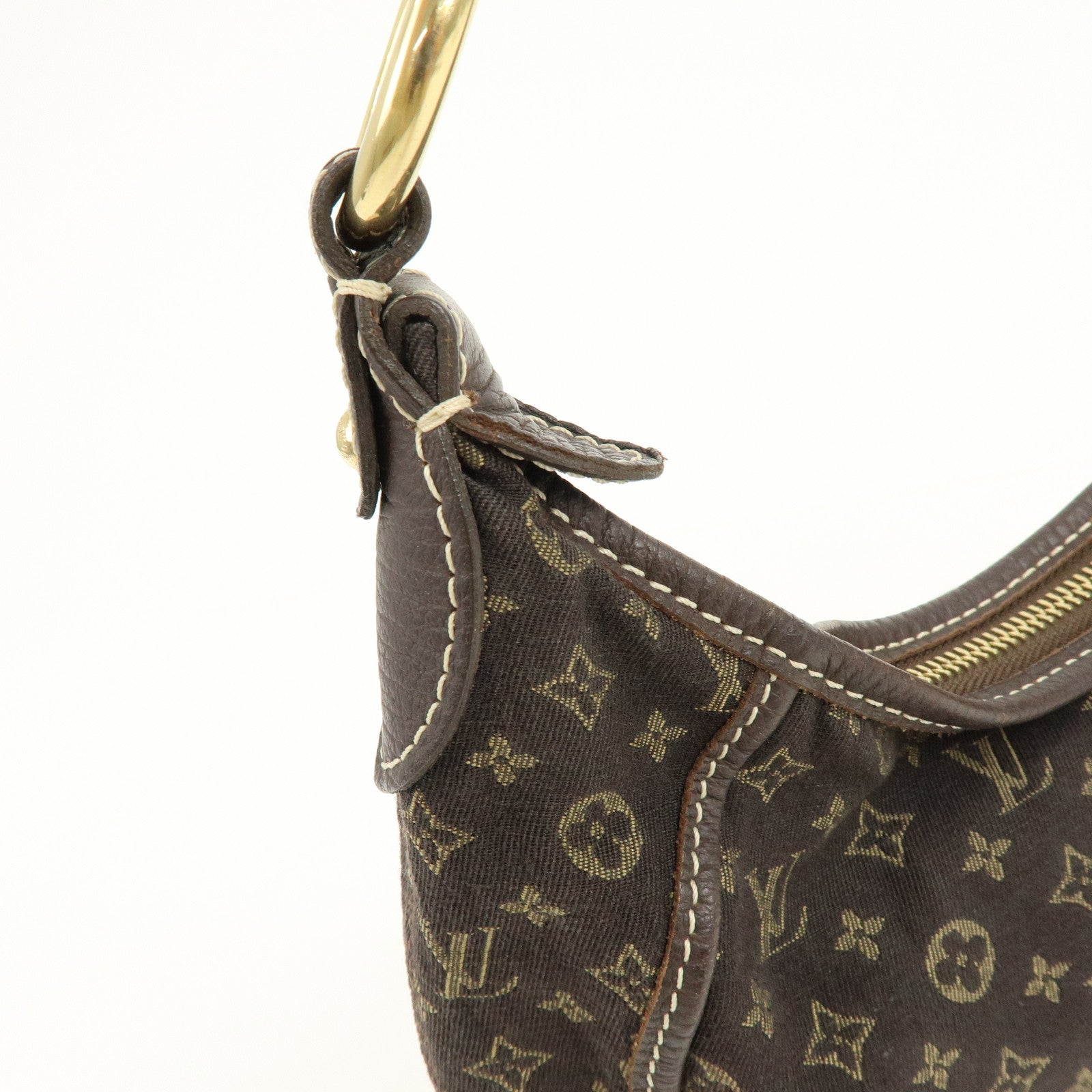 Louis Vuitton Monogram Mini Lin Manon PM Shoulder Bag Ebene M95621