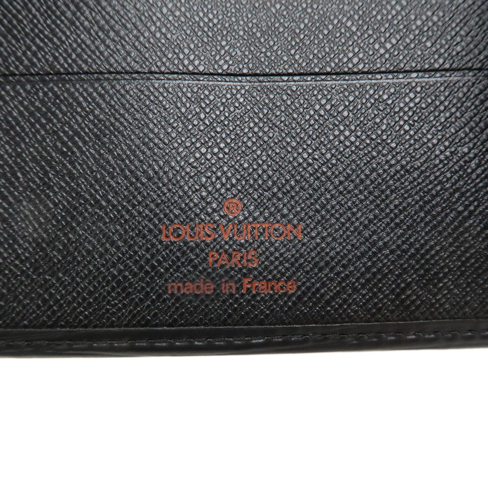 Louis Vuitton Epi Porte Billets Bi-Fold Compact Wallet Black M63552