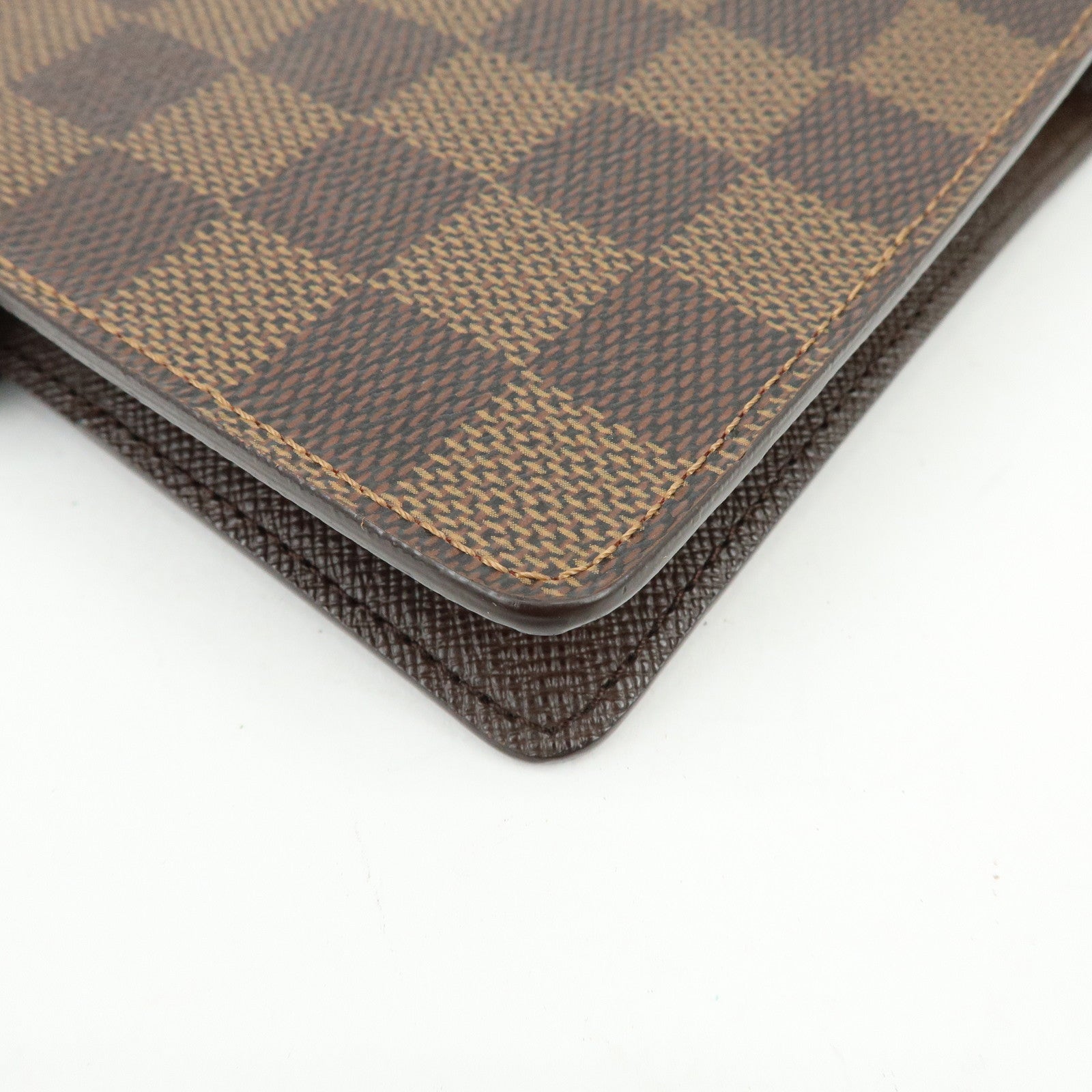 Louis Vuitton Damier Agenda MM Canvas Planner Cover Brown R20701