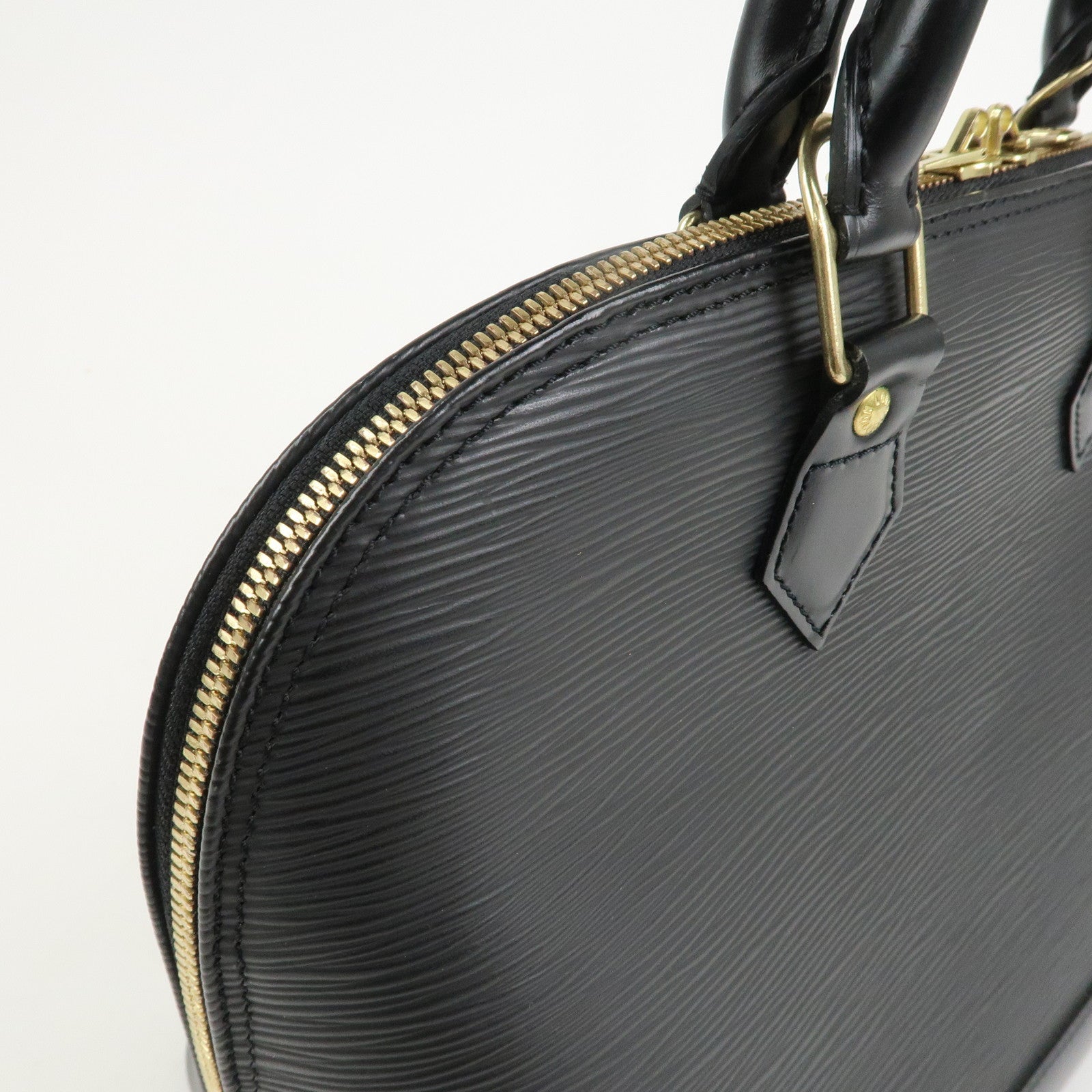 Louis Vuitton Epi Leather Alma PM Hand Bag Noir Black M52802