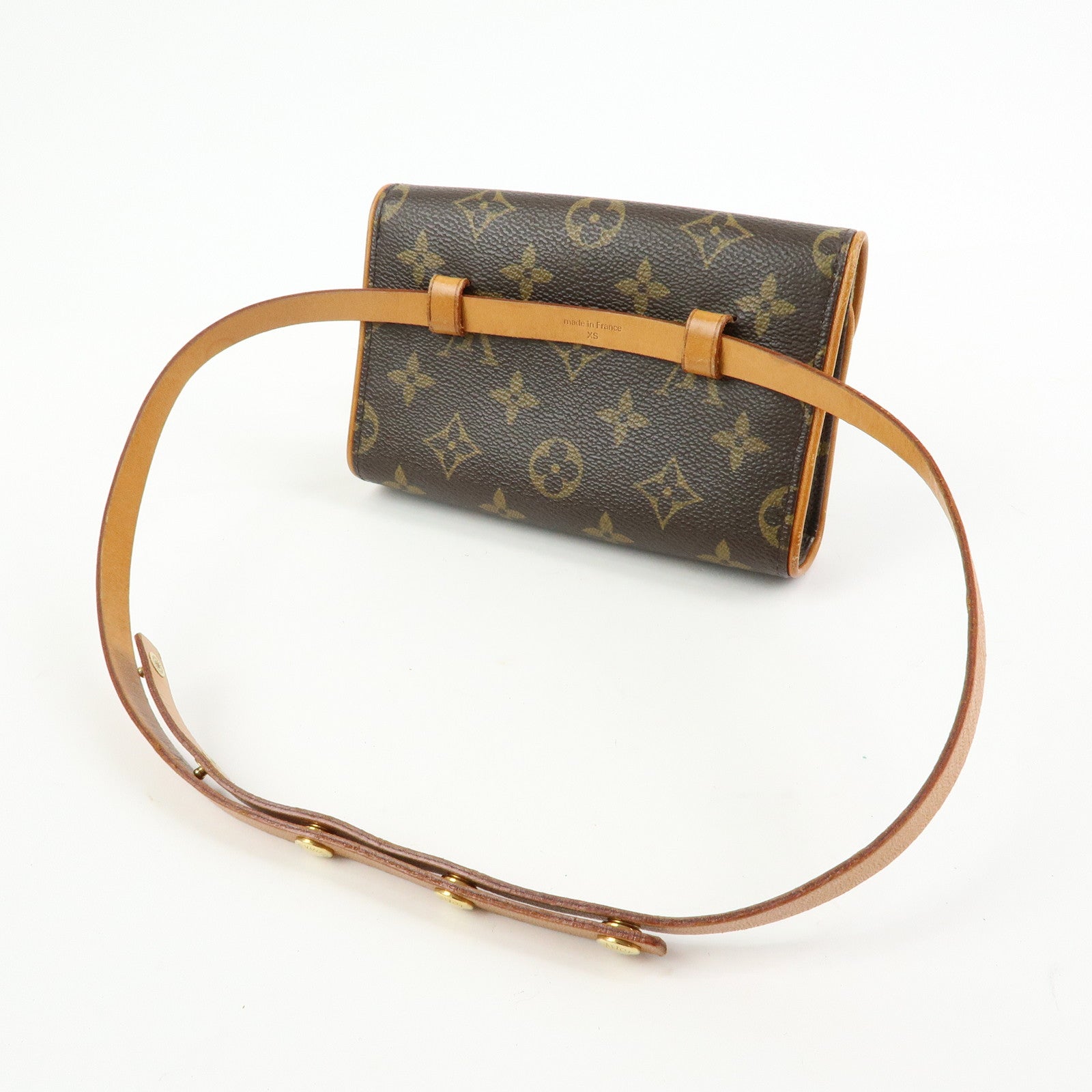 Louis Vuitton Monogram Pochette Florentine XS Waist Bag Belt M51855