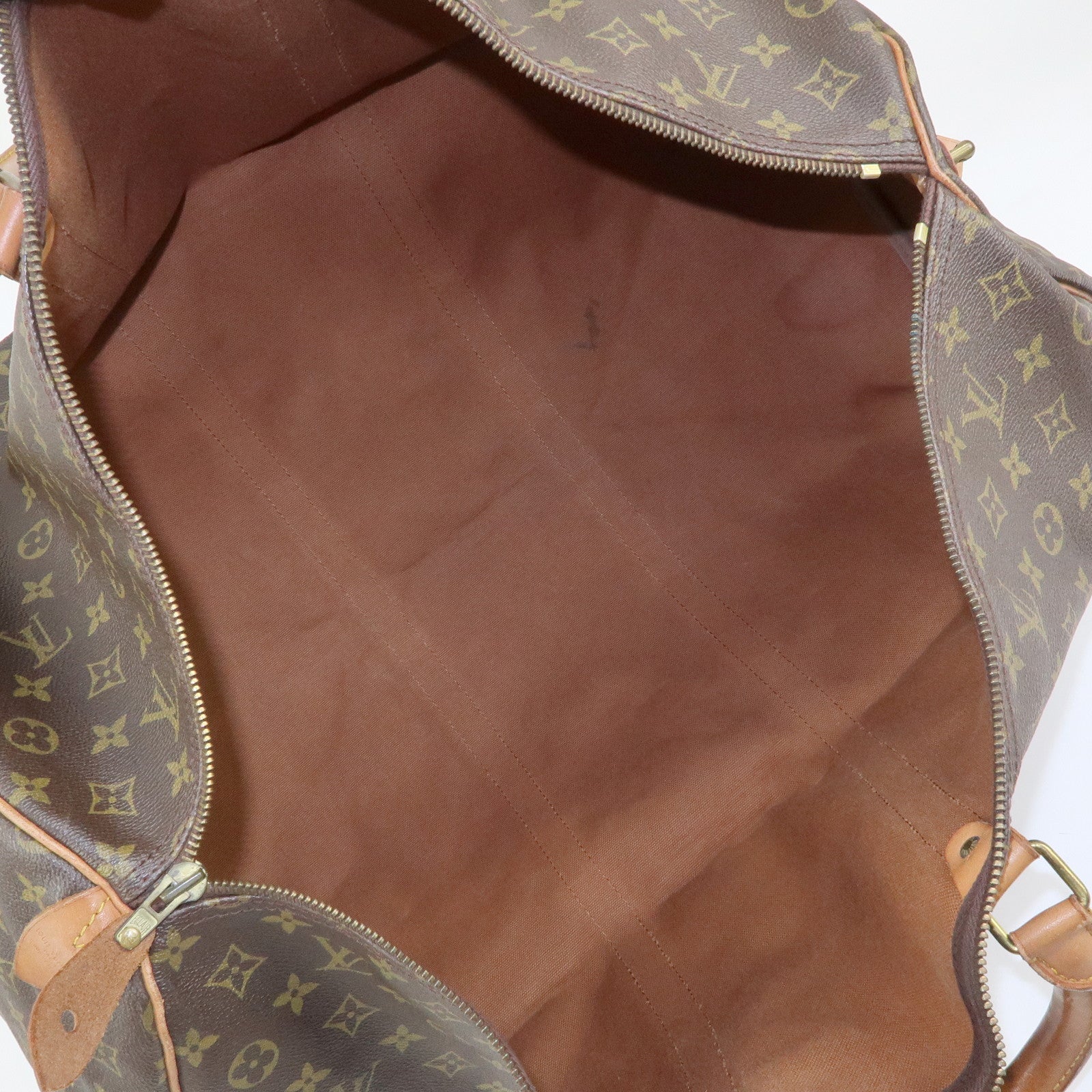 Louis Vuitton Monogram Keep All 60 Boston Bag Brown M41422