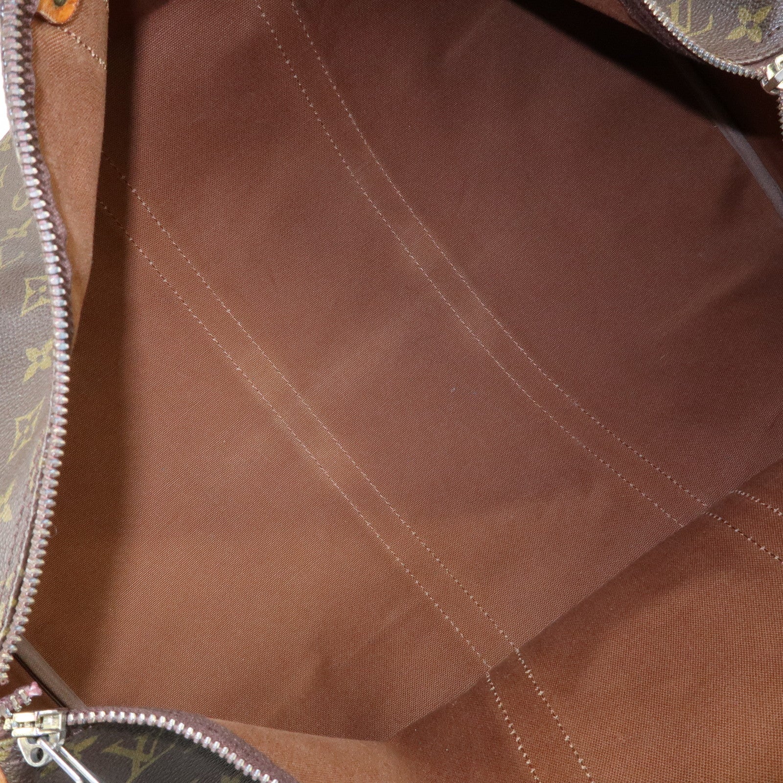 Louis Vuitton Monogram Keep All 55 Boston Bag Brown M41424