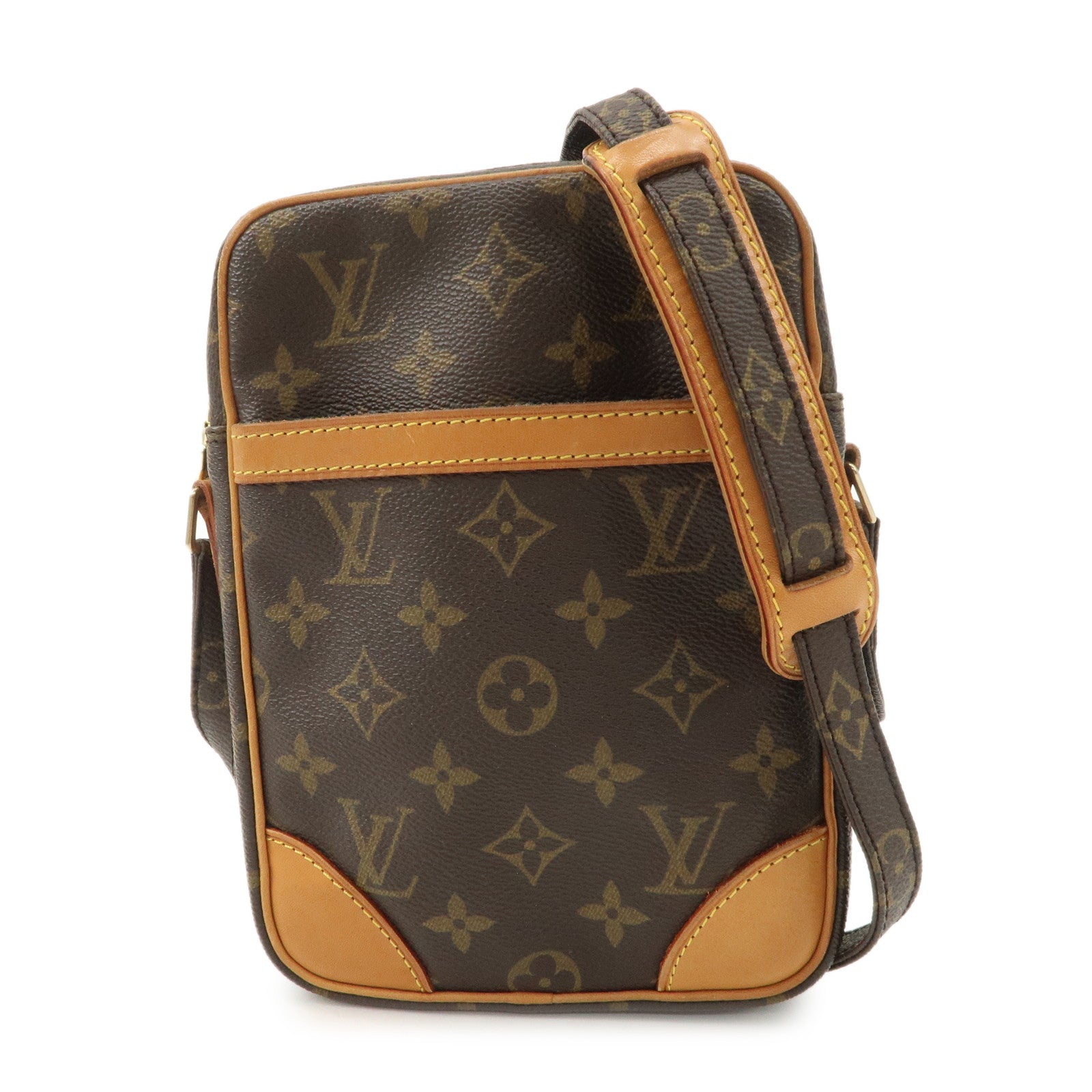 Louis Vuitton Monogram Danube Shoulder Bag Brown M45266 Used