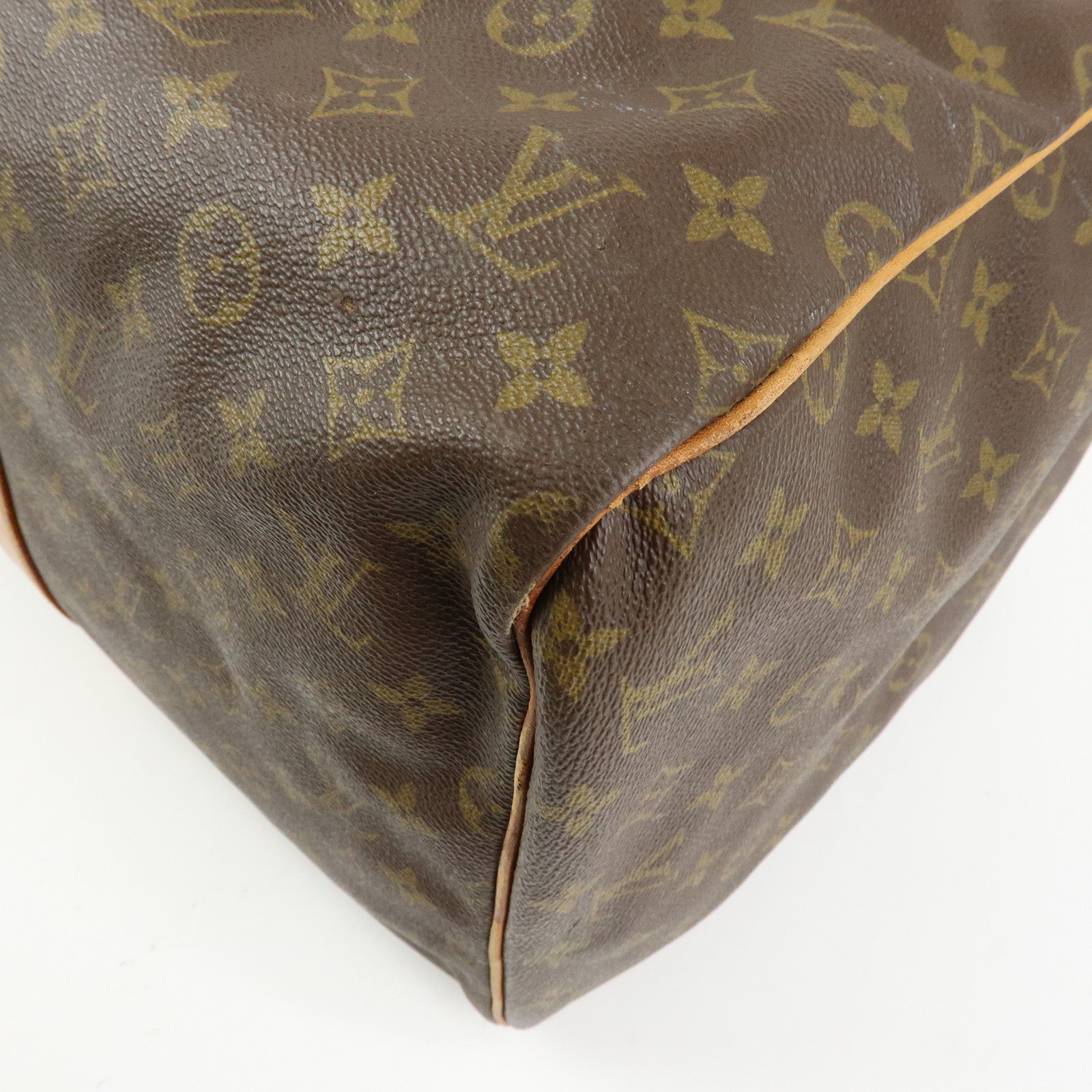 Louis Vuitton Monogram Sac Souple 55 Boston Bag Brown M41622
