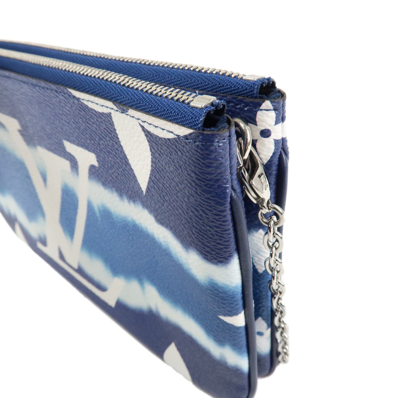 Louis Vuitton LV Escal Pochette Double Zip Shoulder Bag Blue M69124 Used